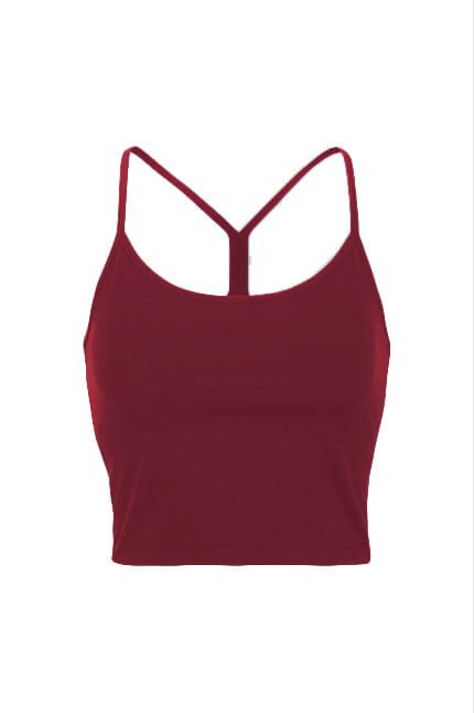 Lezat Top Currant / XS Lea Organic Cotton Cropped Tank