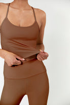 Lezat Top Lea Organic Cotton Cropped Tank