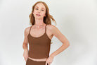 Lezat Top Lea Organic Cotton Cropped Tank