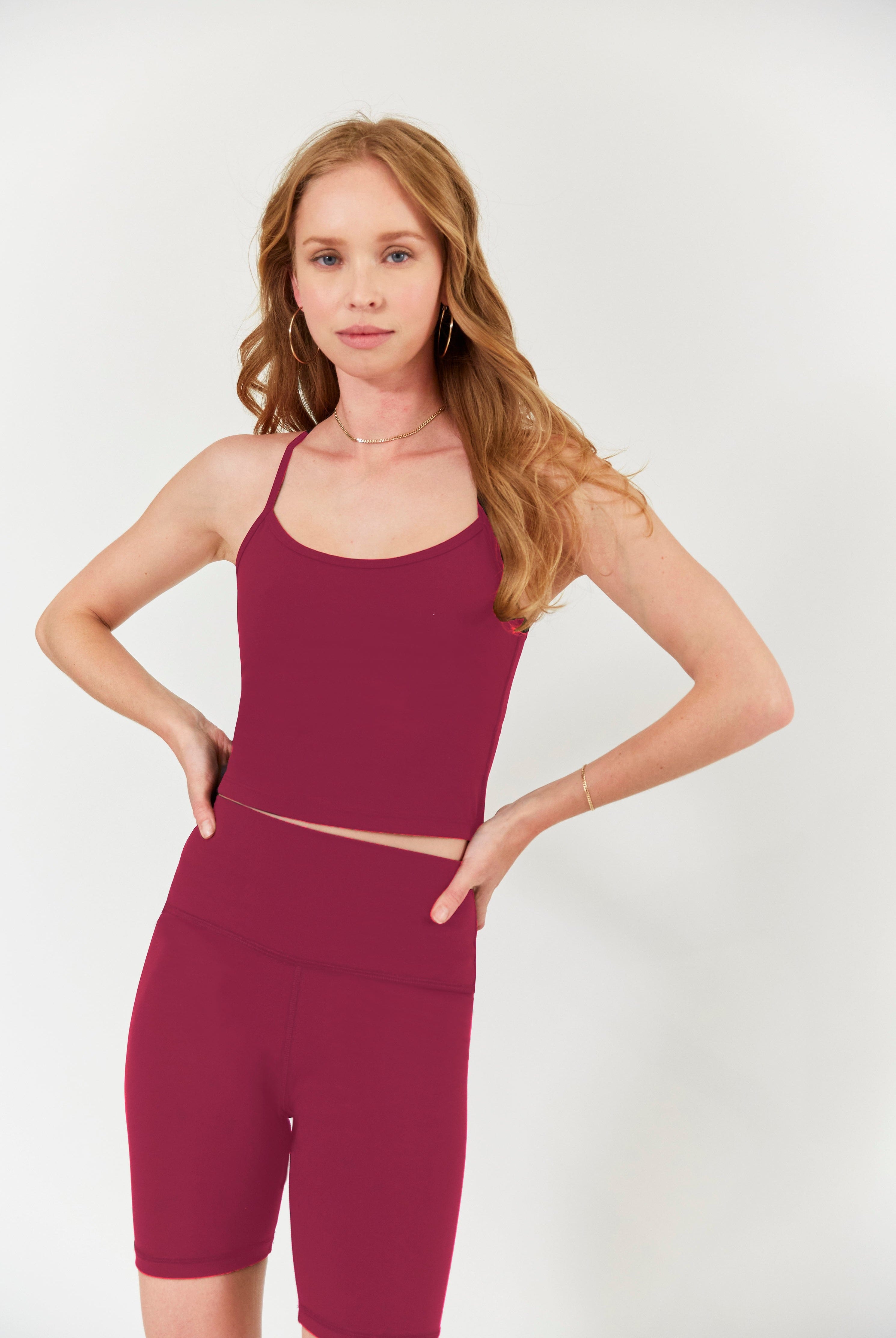 Lezat Top Lea Organic Cotton Cropped Tank