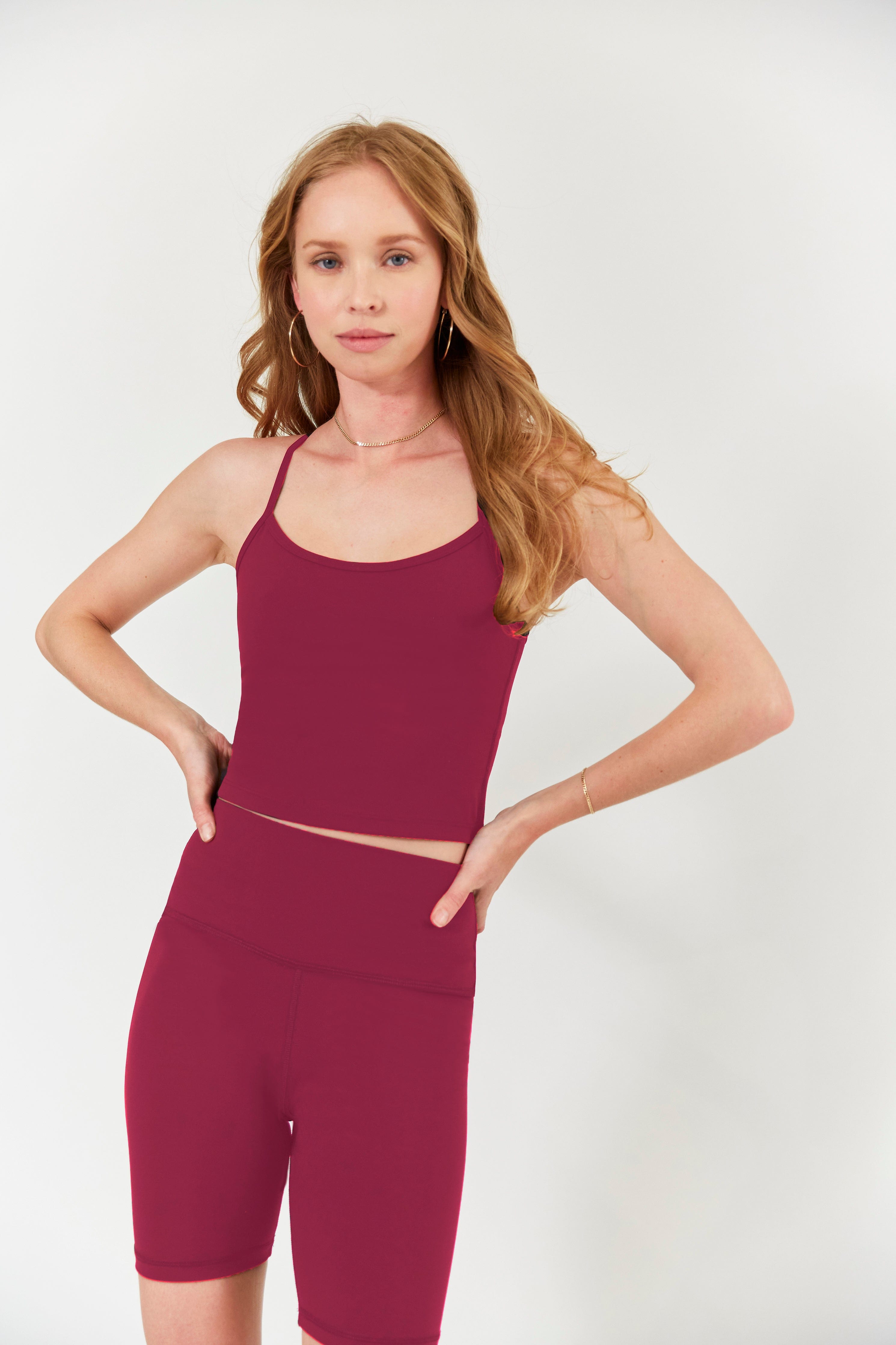 Lezat Top Lea Organic Cotton Cropped Tank