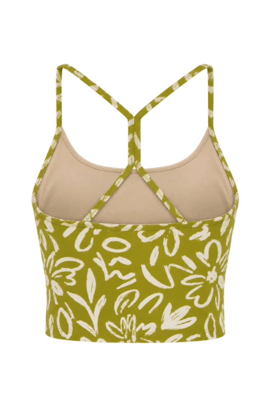Lezat Top Lea Organic Cropped Tank