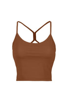 Lezat Top Root Beer / XS Lea Organic Cotton Cropped Tank