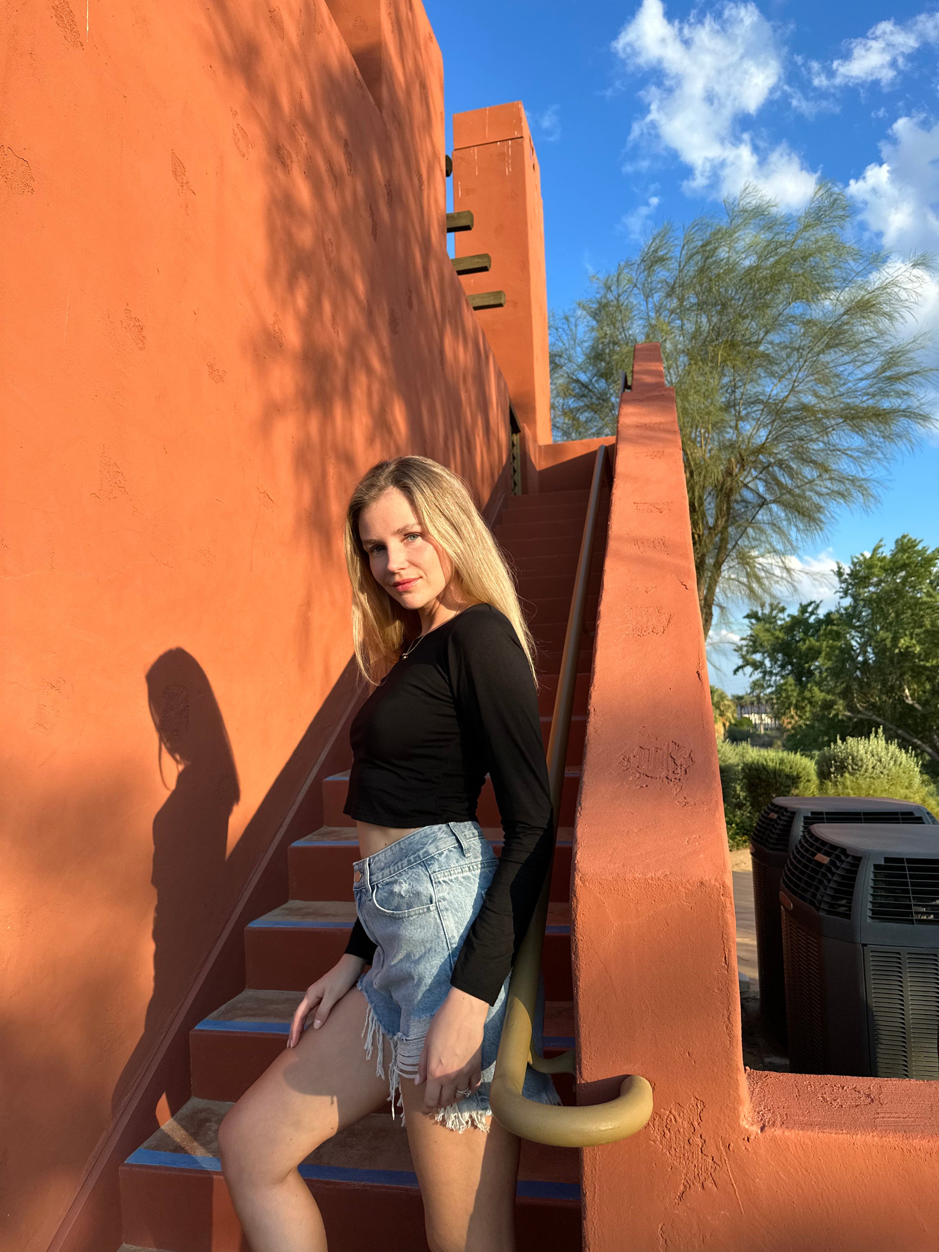 Lezat Top Runa Modal Long Sleeve Cropped Top - Black