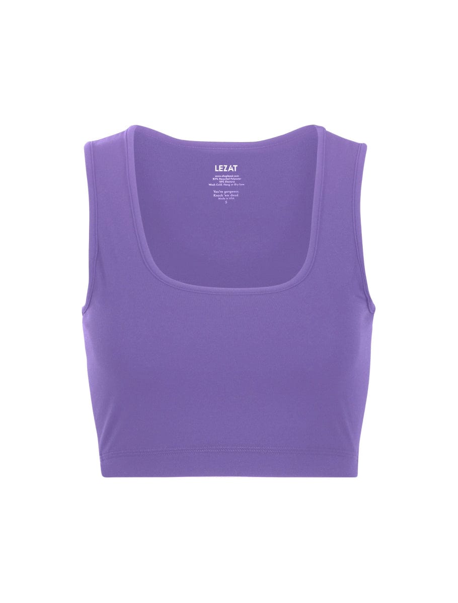 Lezat Top Ultra Violet / XS Sara Organic Cotton Bra Top