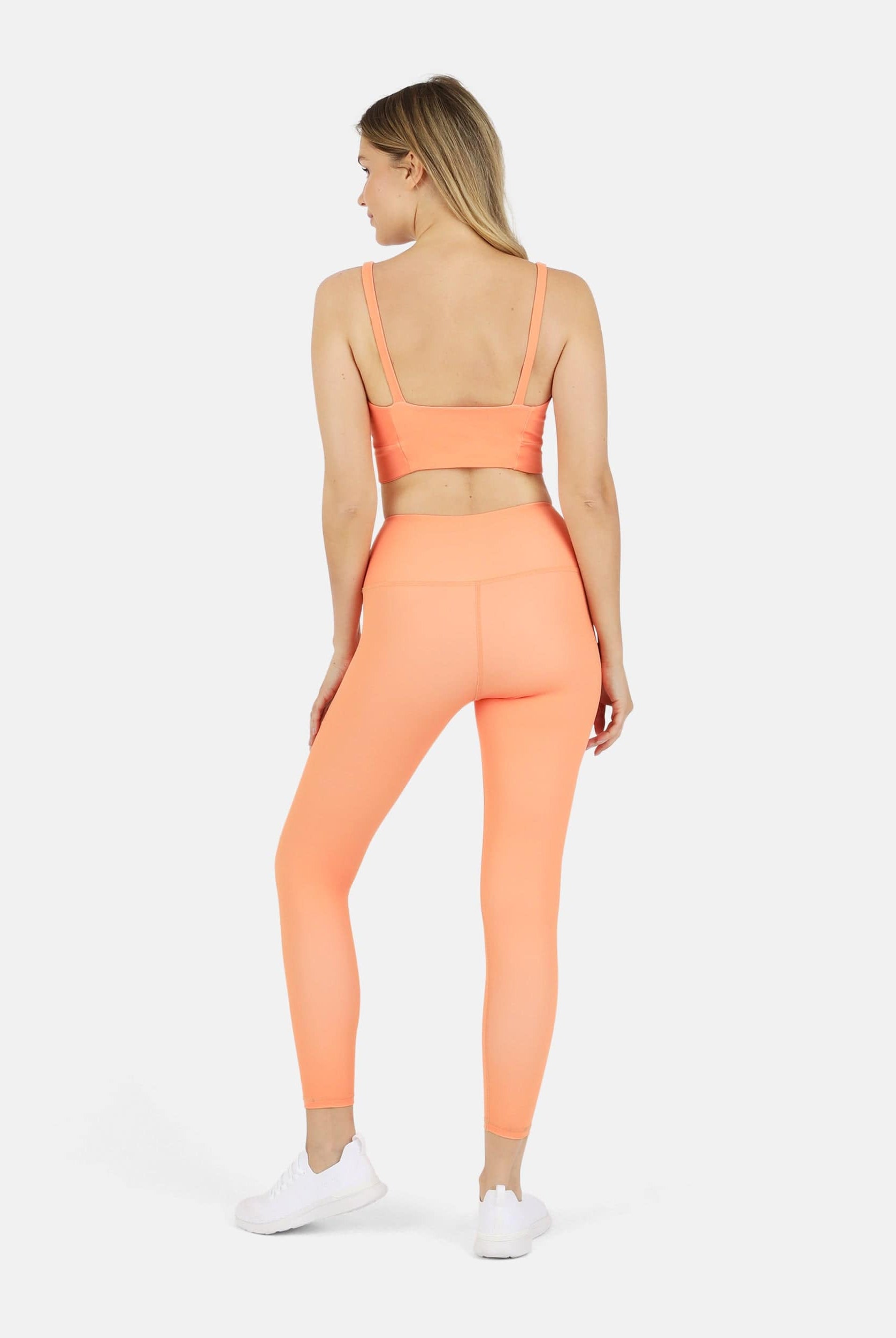 Lezat Bra Ada Organic Cotton Twist Around Sports Bra - Glow