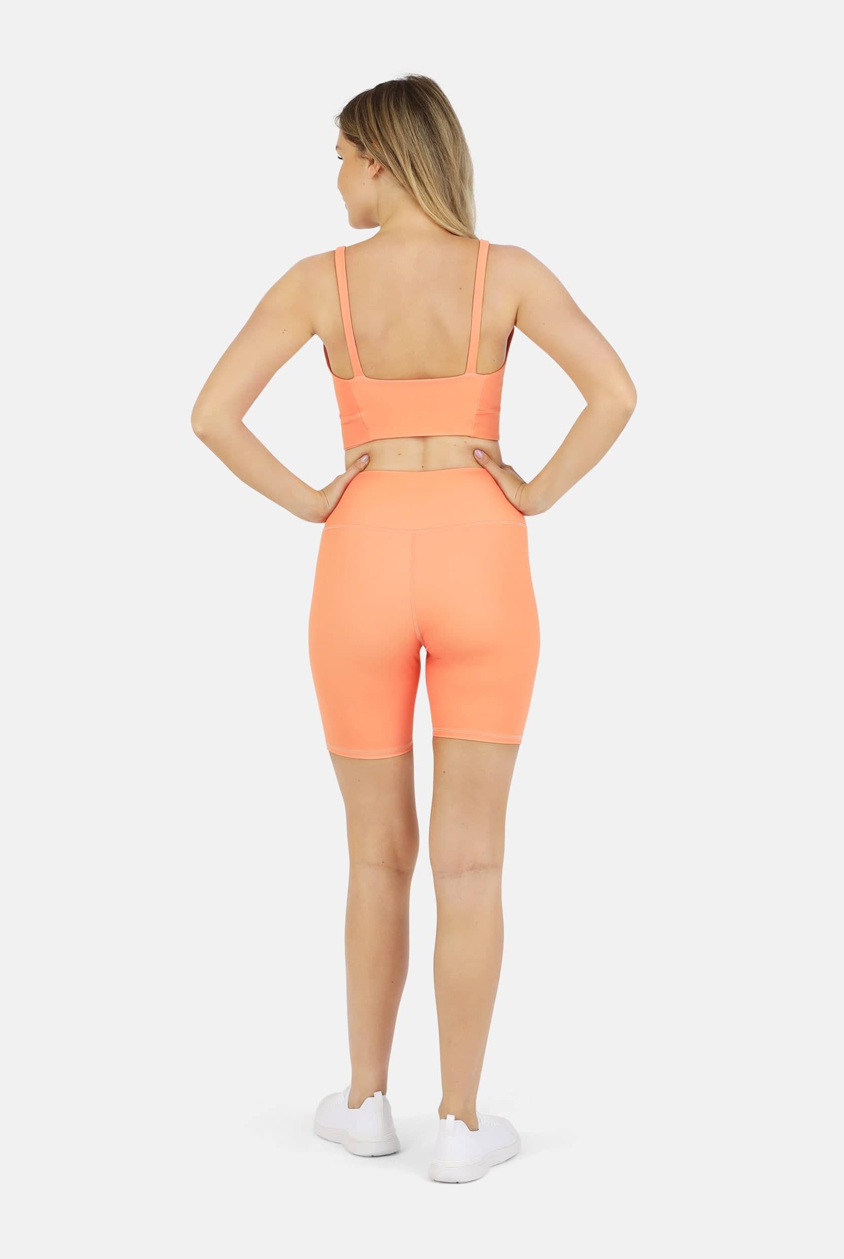 Lezat Bra Ada Organic Cotton Twist Around Sports Bra - Glow
