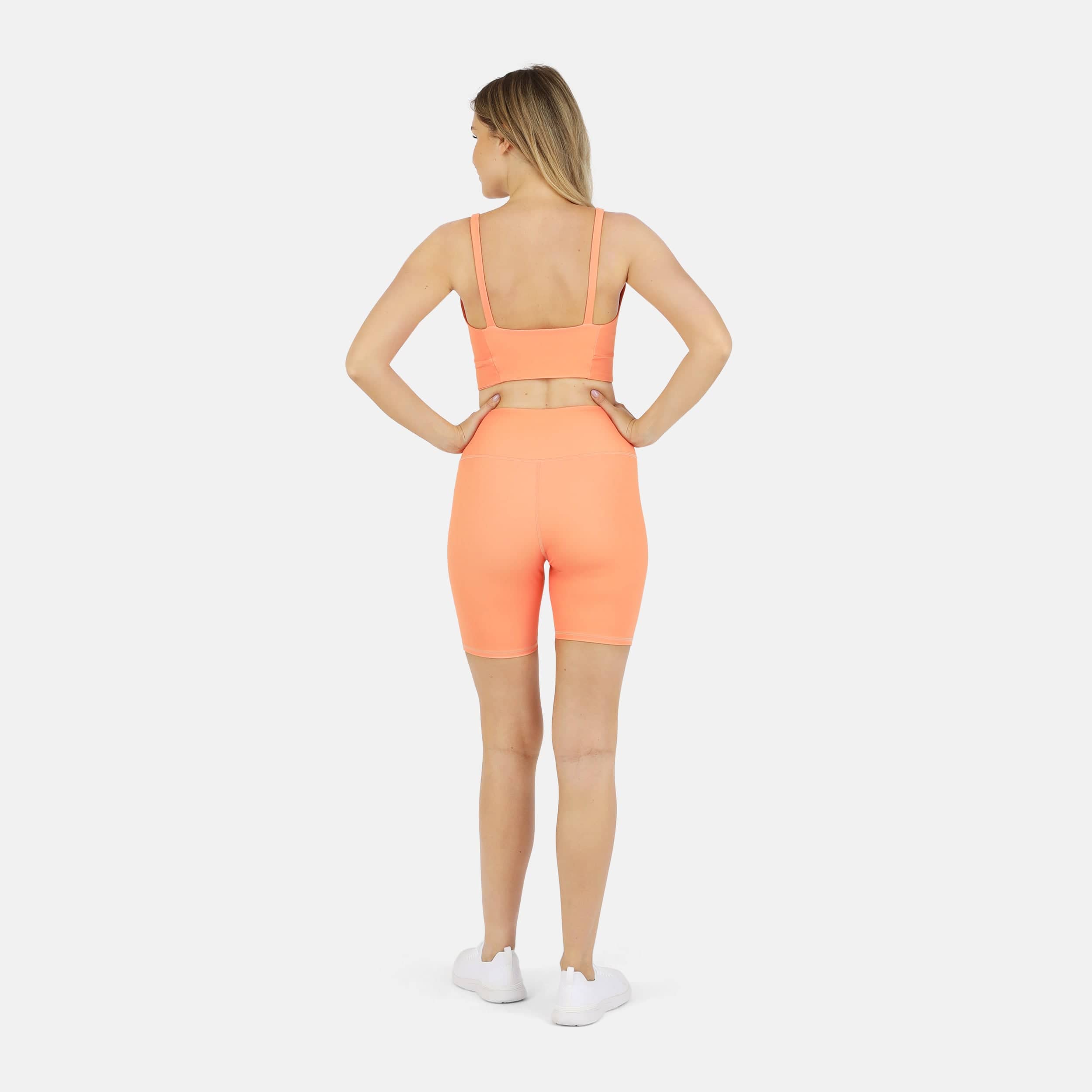 Lezat Bra Ada Organic Cotton Twist Around Sports Bra - Glow