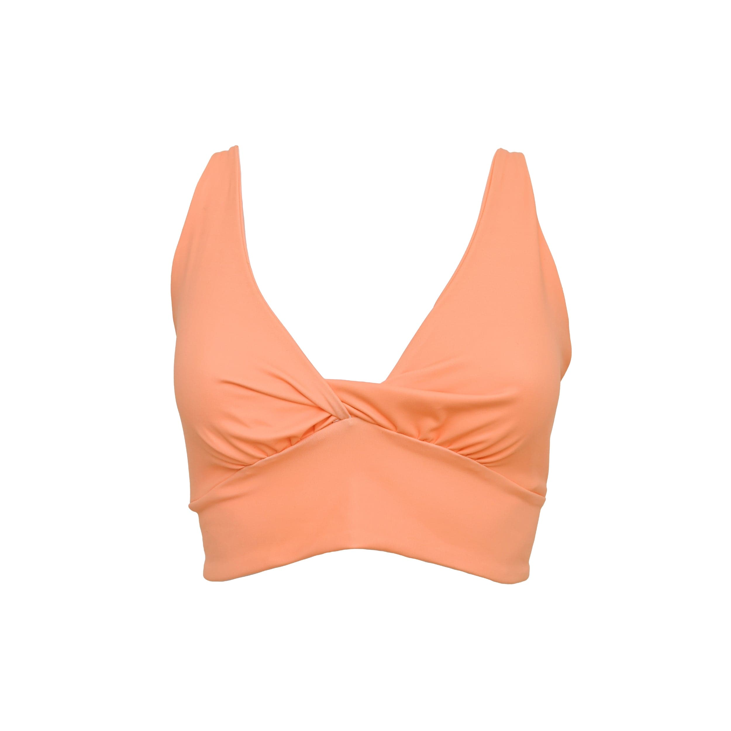 Lezat Bra Ada Organic Cotton Twist Around Sports Bra - Glow
