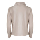 Lezat Dress Khloe Cotton V-Neck Henley - Latte