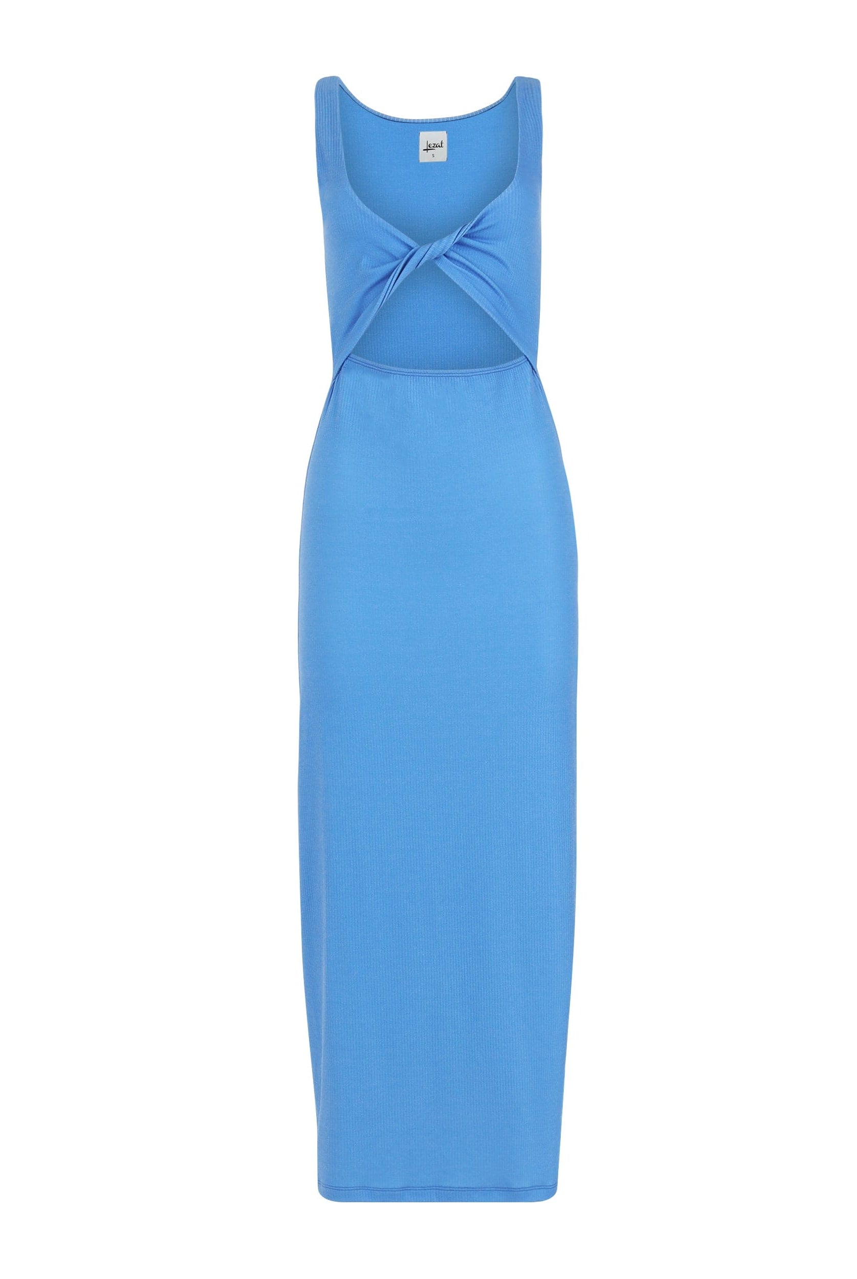 Lezat Dress Krista Twist Dress - Blue Moon