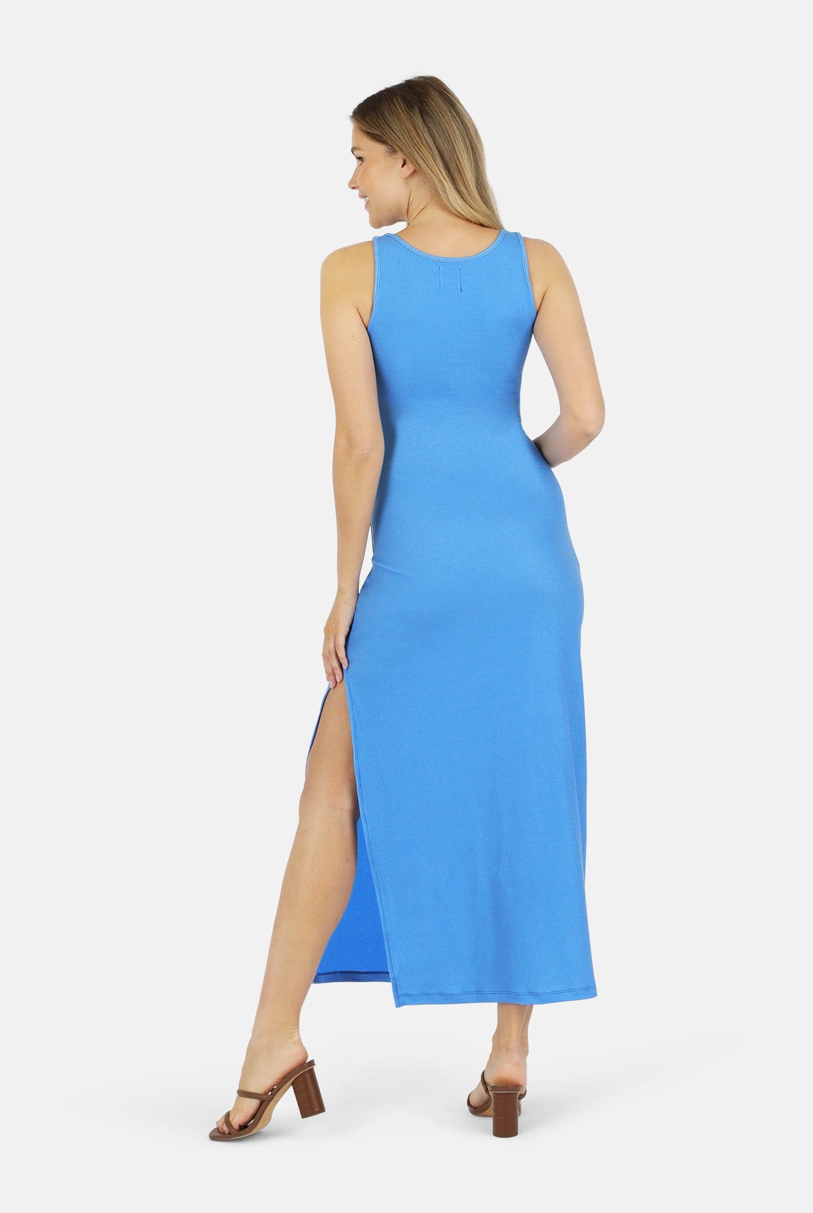Lezat Dress Krista Twist Dress - Blue Moon