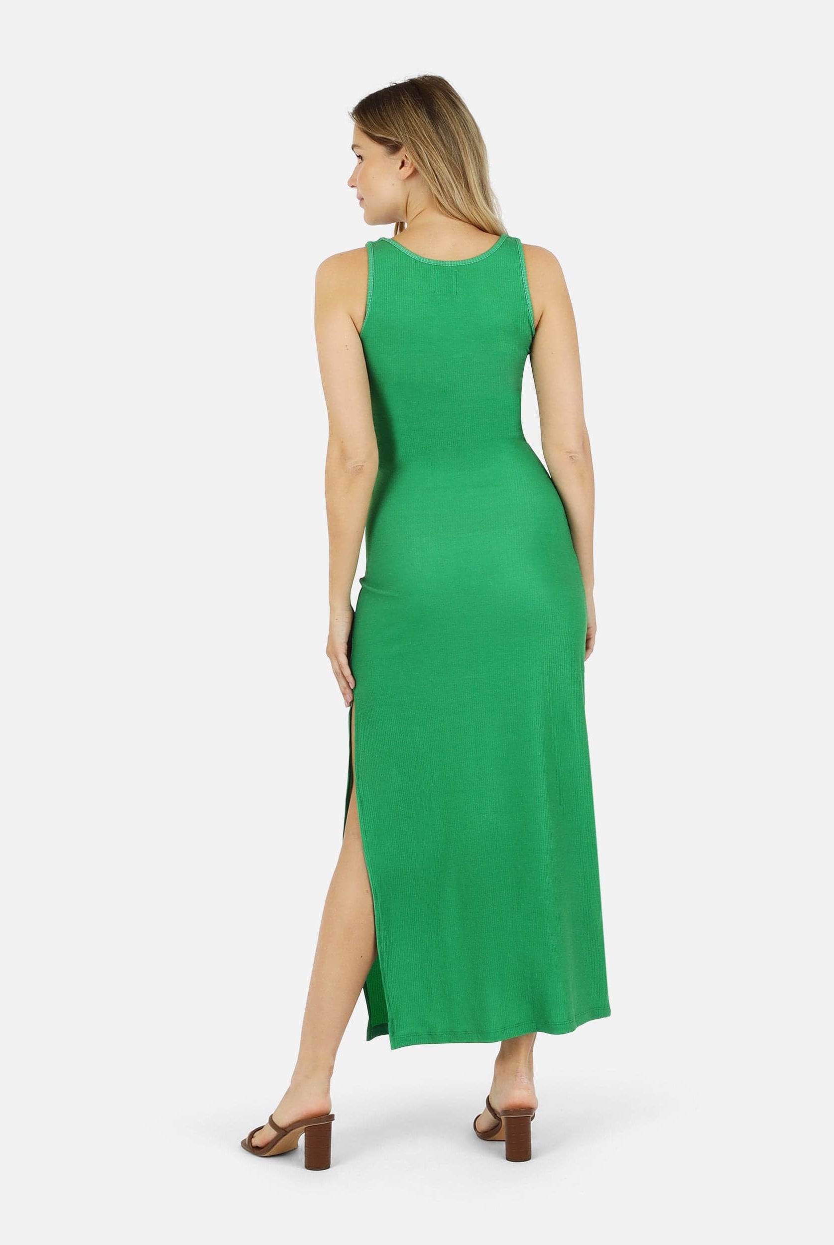 Lezat Dress Krista Twist Dress - Kelly Green