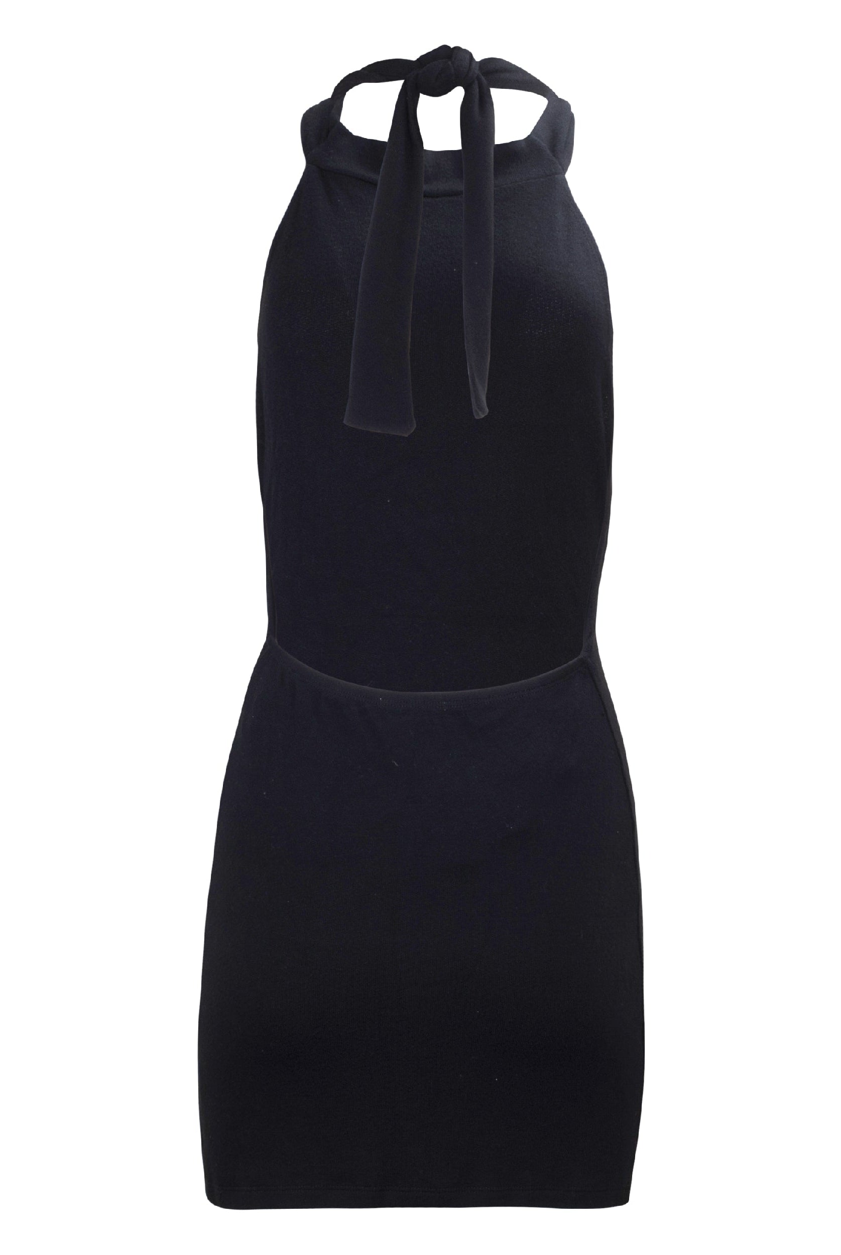 Lezat Dress Regan Halter Modal Dress - Black