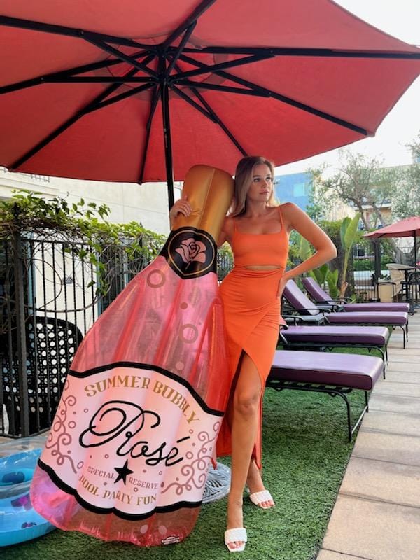 Lezat Dress Selena Modal Cutout Slit Dress - Glow