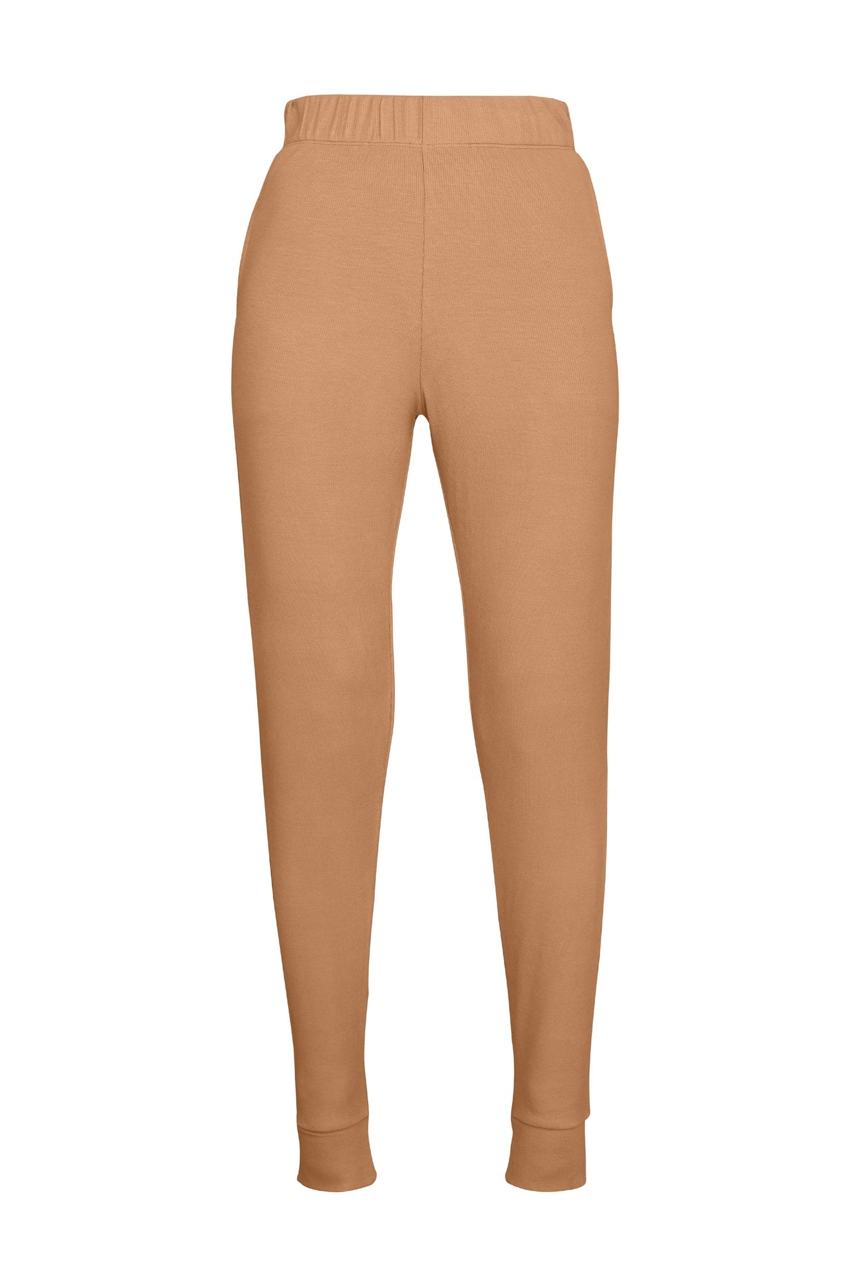 Lezat Jogger Self-Love Rib Jogger Pant - Beige