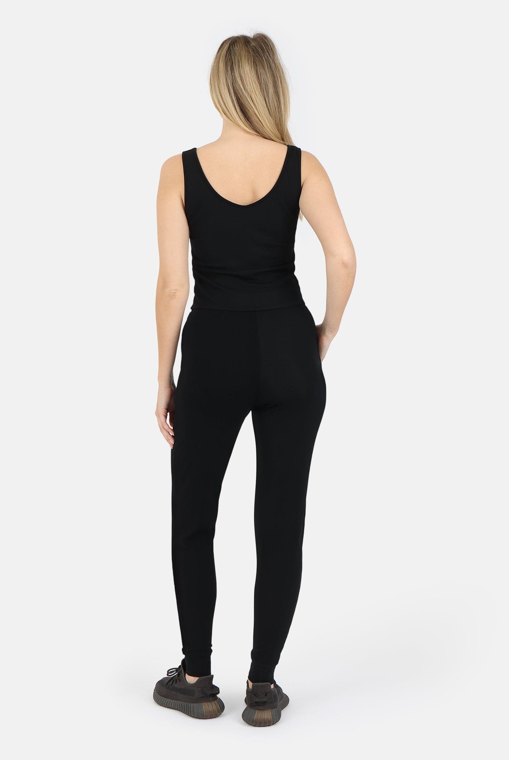 Lezat Jogger Self-Love Rib Jogger Pant - Black