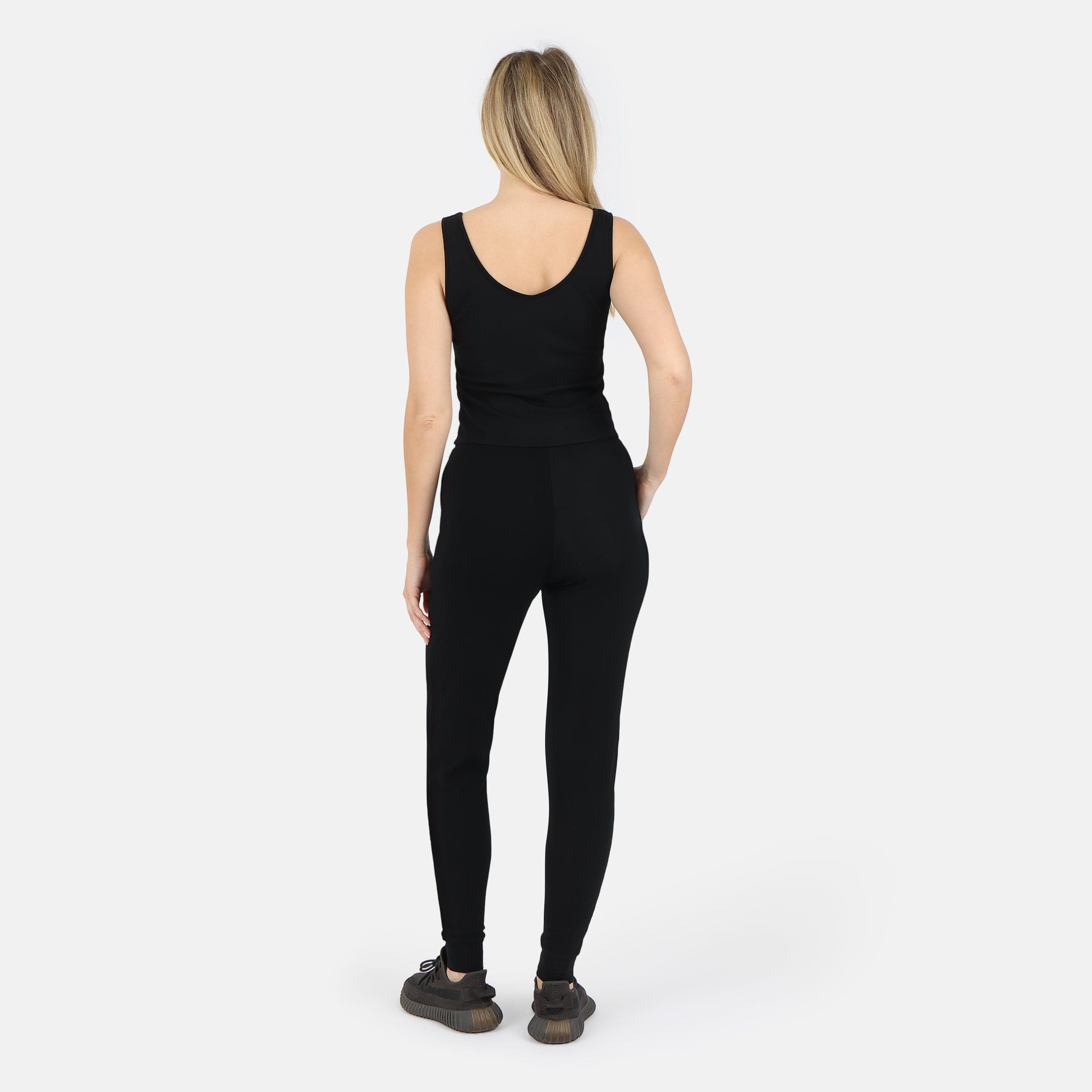 Lezat Jogger Self-Love Rib Jogger Pant - Black