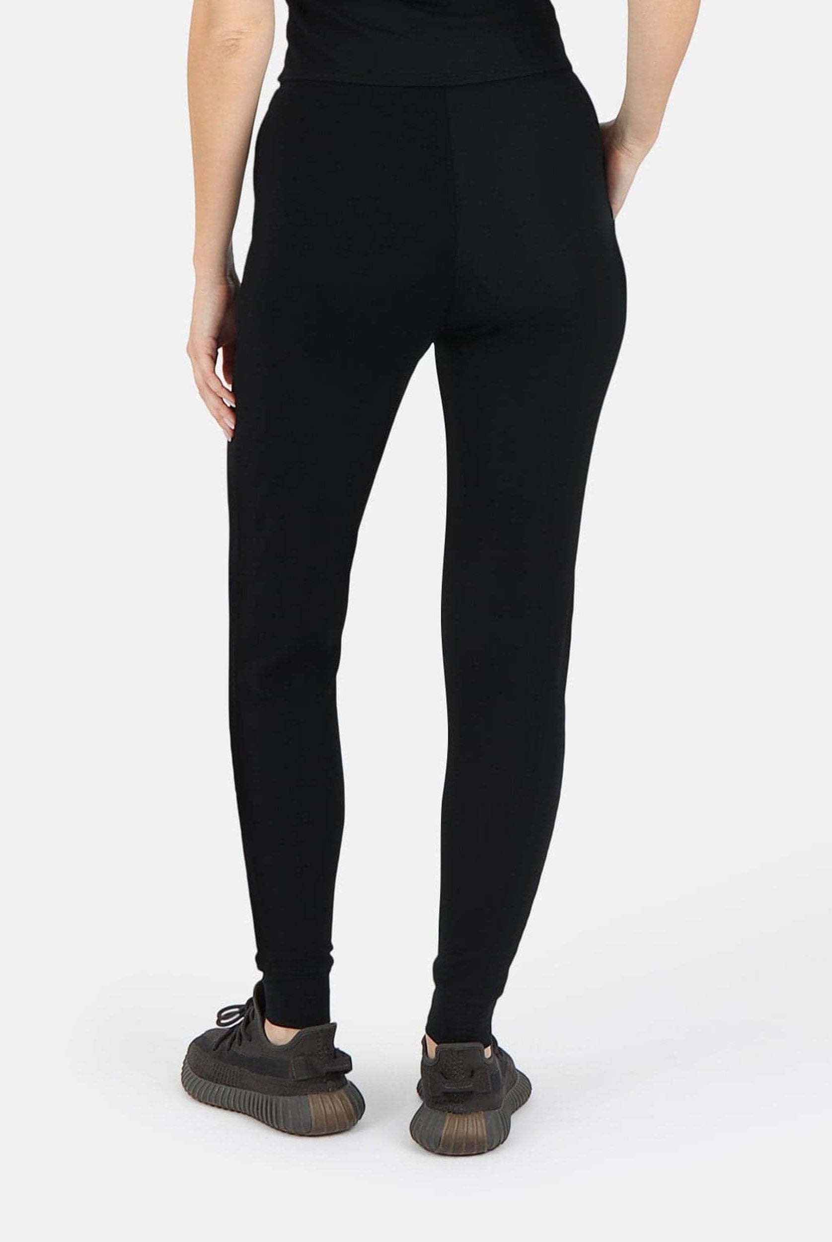 Lezat Jogger Self-Love Rib Jogger Pant - Black