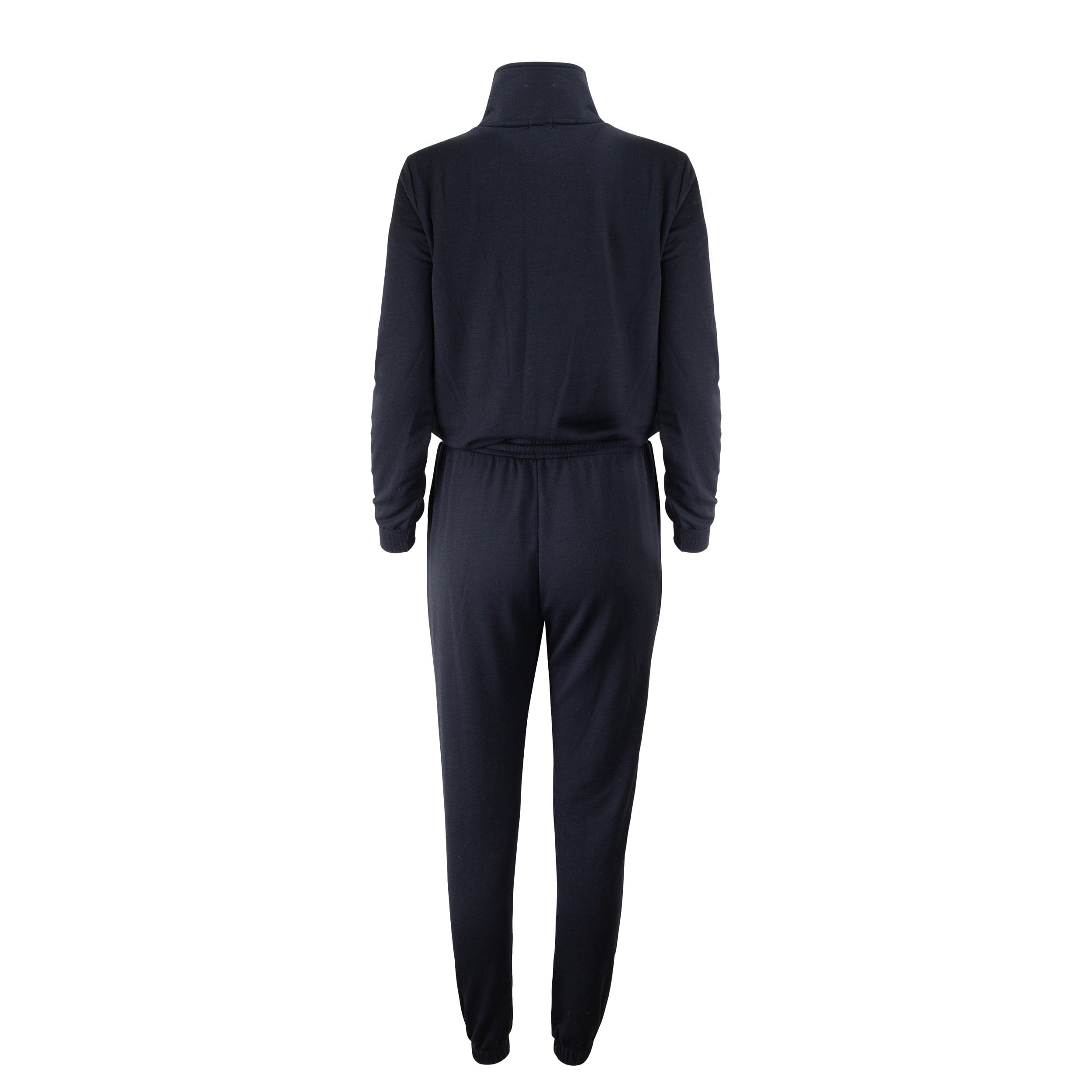 Lezat Jumpsuit Ava Half Zip Modal Jumpsuit - Black