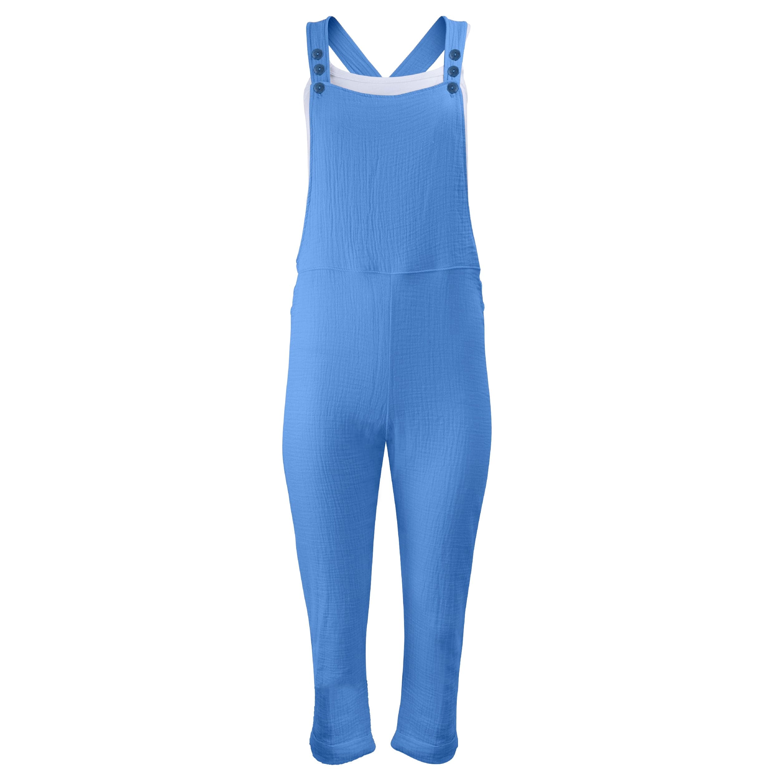 Lezat Jumpsuit Kali Linen Jumpsuit - Azure
