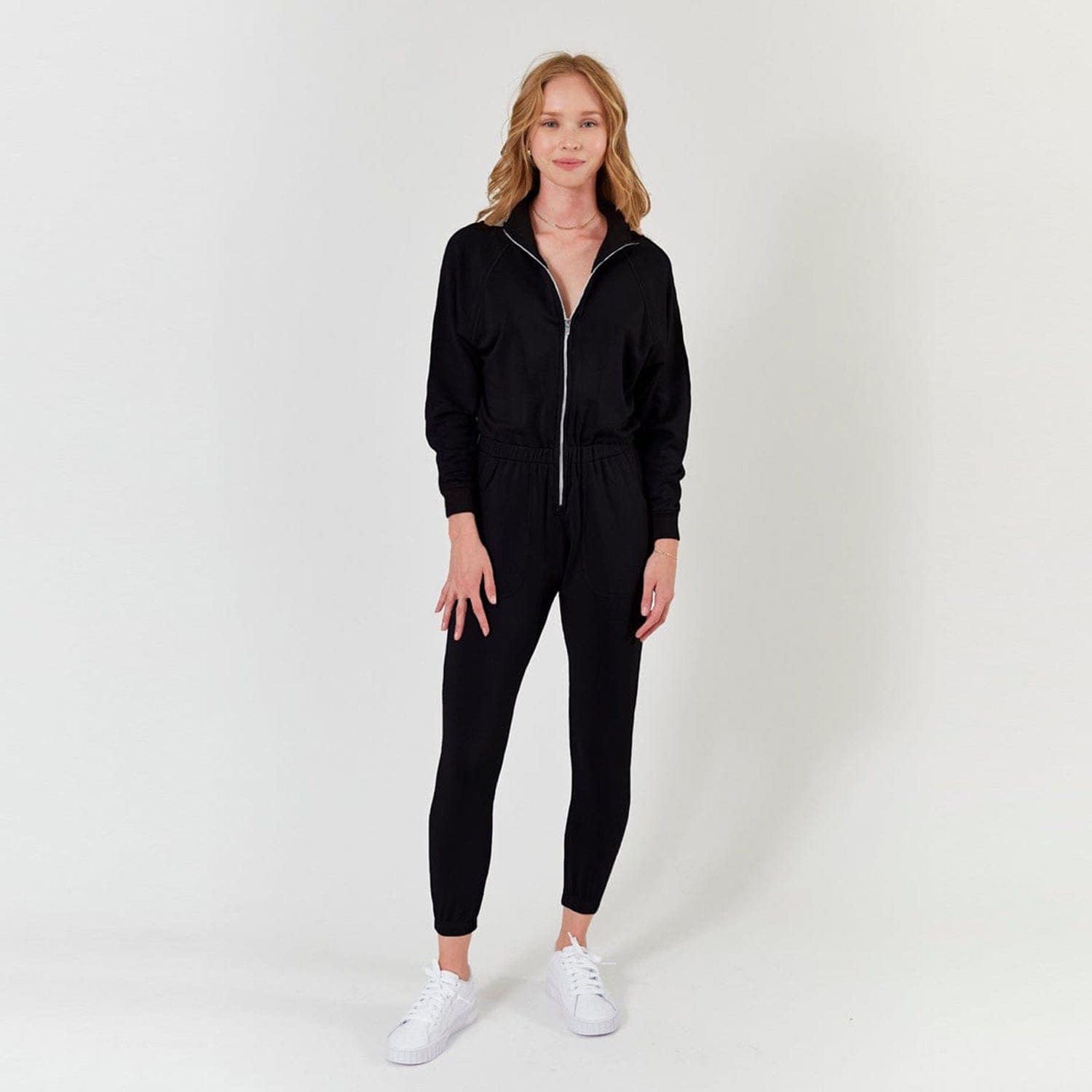Lezat Jumpsuit Restore Soft Terry Jumpsuit - Black