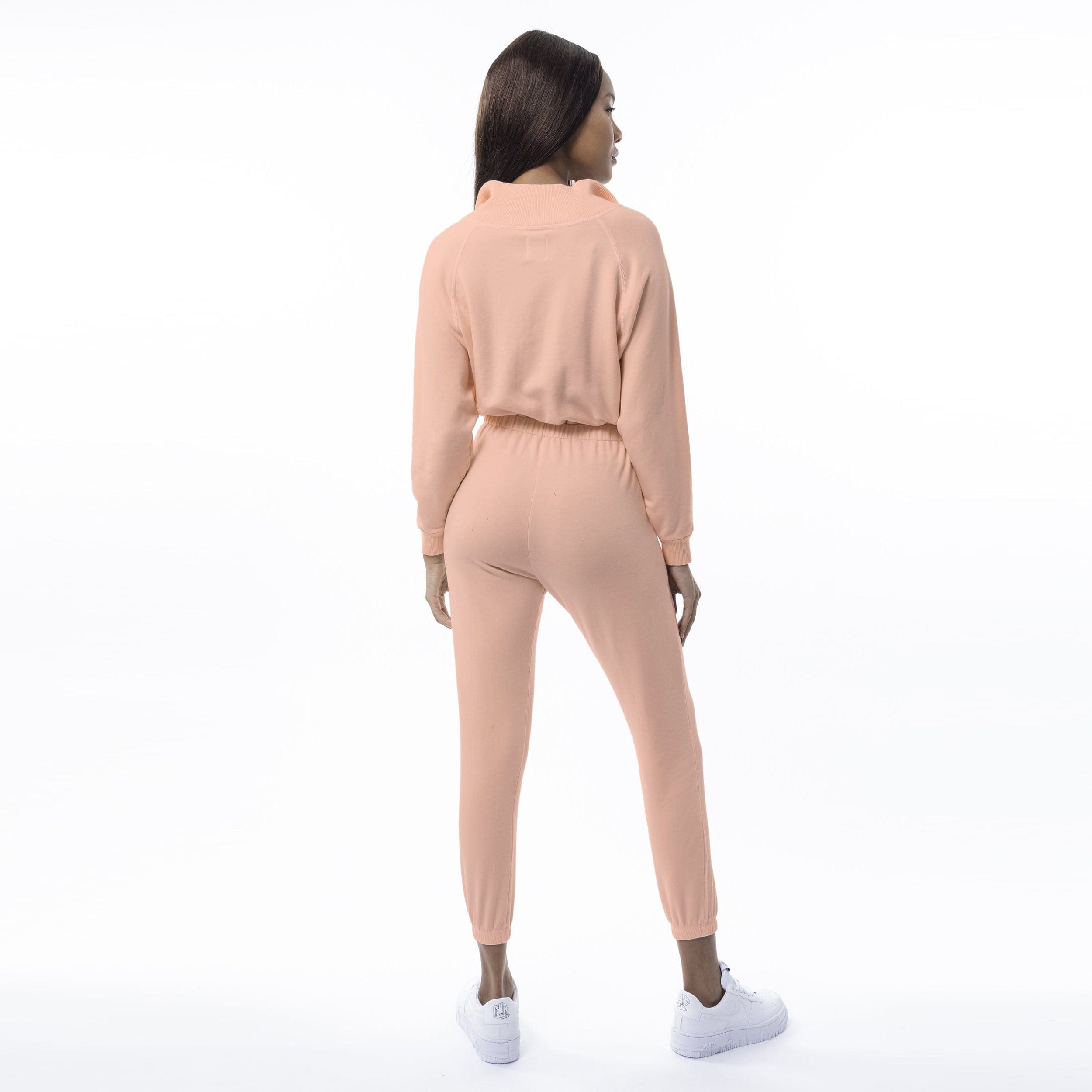 Lezat Jumpsuit Restore Soft Terry Jumpsuit - Peach