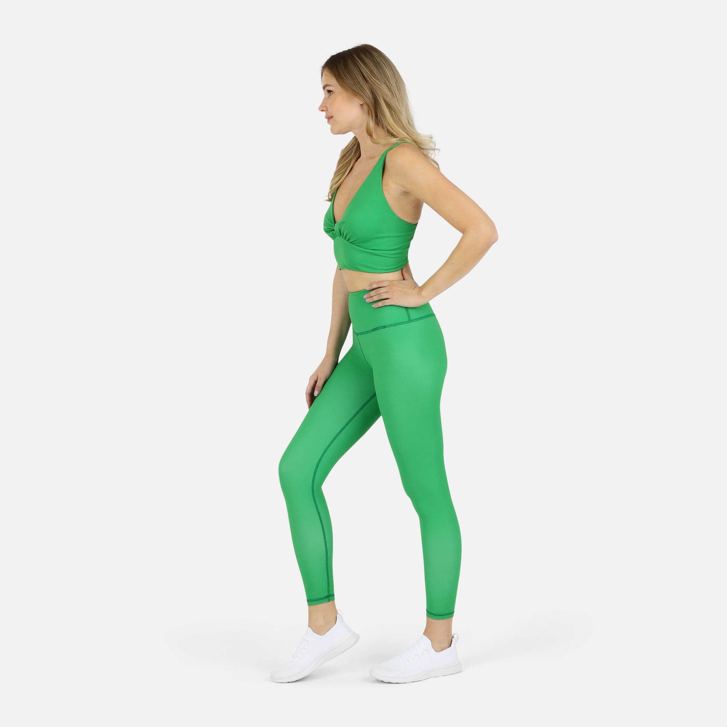 Lezat Legging Ada Organic Cotton 7/8 Legging - Kelly Green