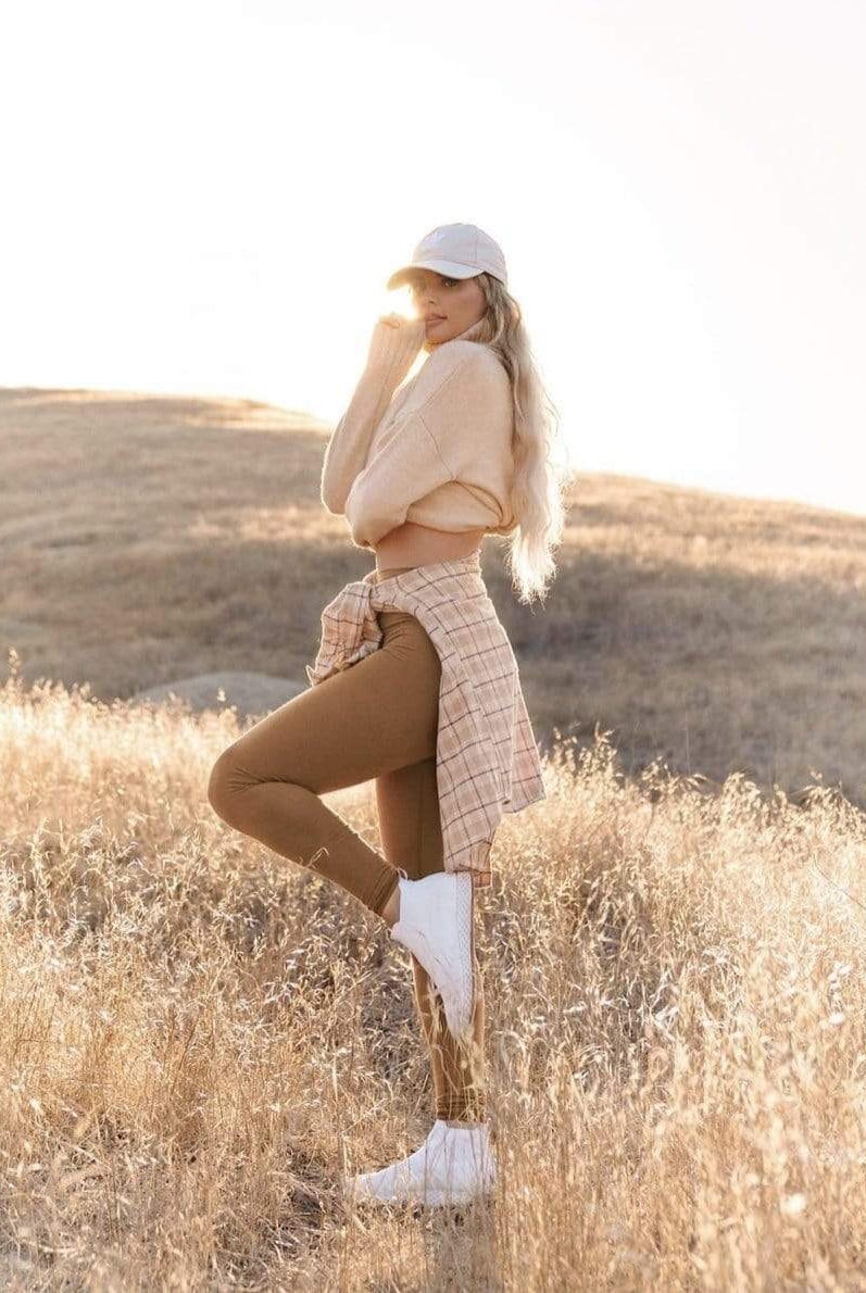 Lezat Legging Dani Organic Cotton Legging - Root Beer