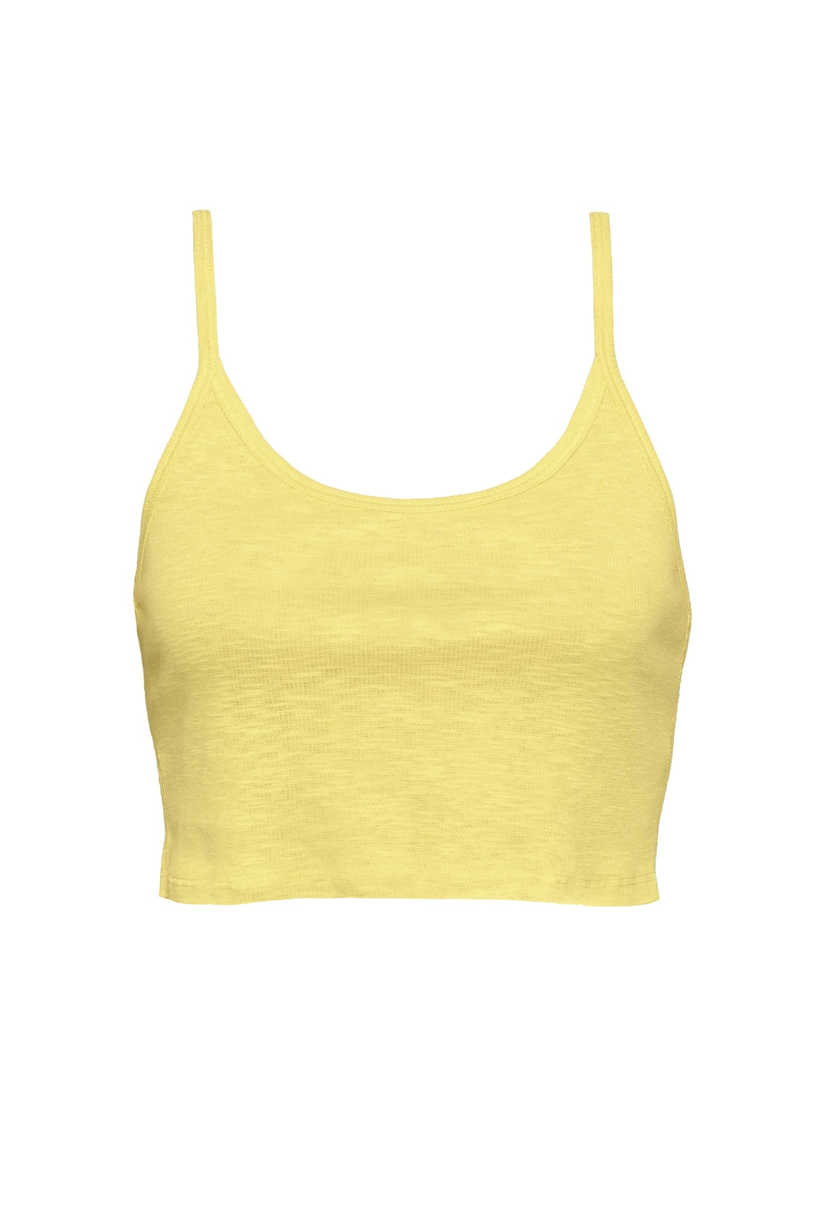 Lezat Loungewear Kora Cotton Tank, Shorts & Robe Sleep Set - Banana