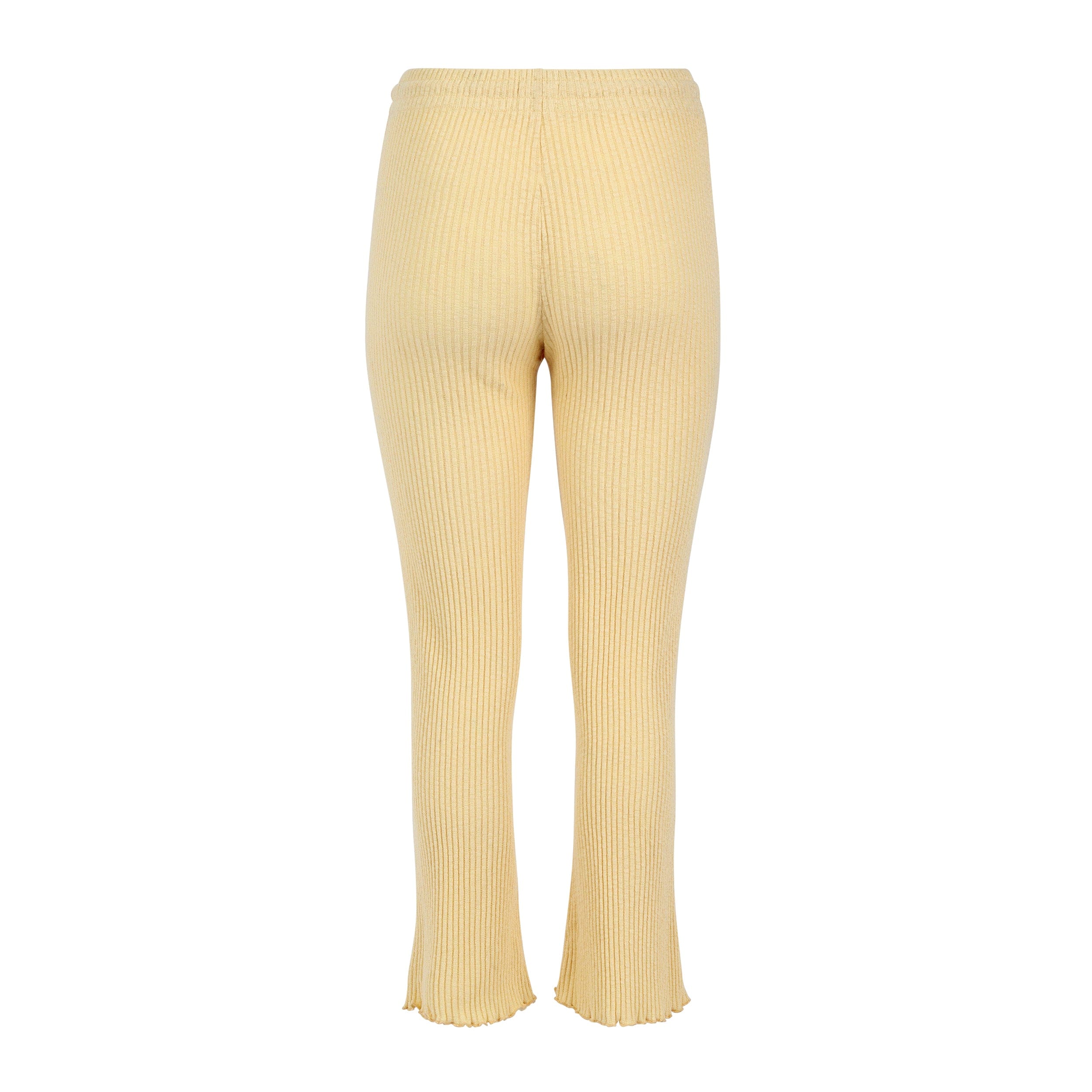 Lezat Pullover Fiona Organic Cotton Waffle Thermal Pant - Canary