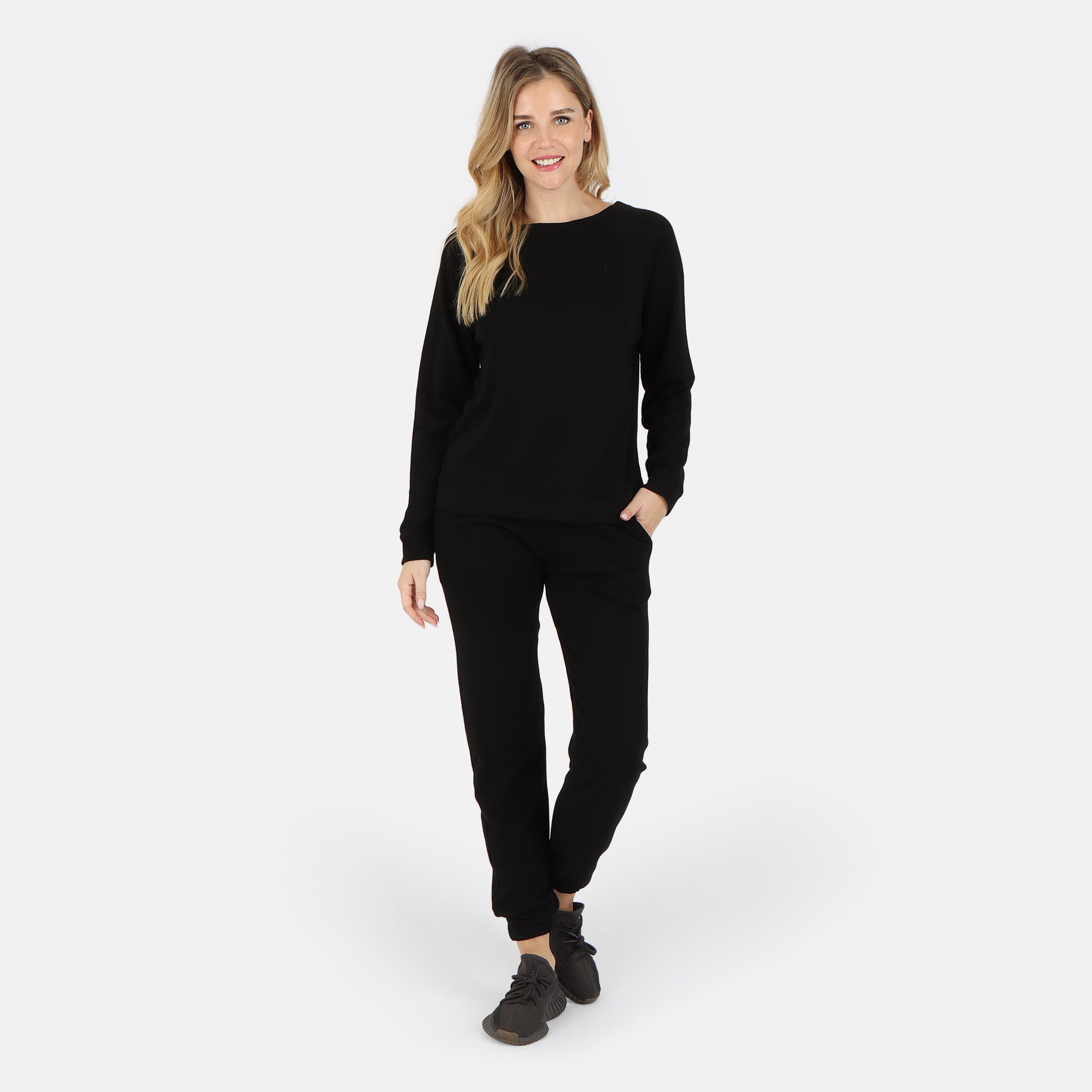 Lezat Sweatpants Melody Everyday Natural Sweatpant - Black