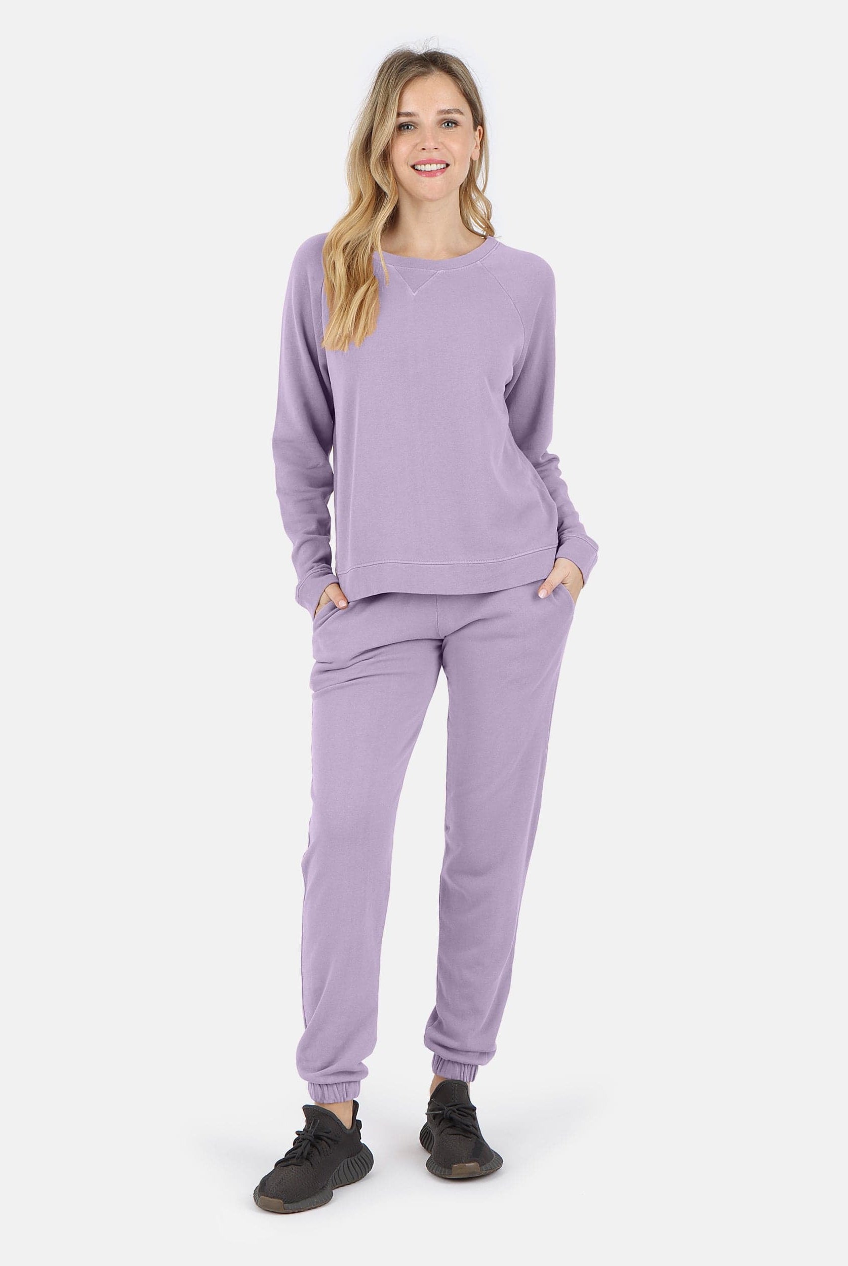 Lezat Sweatpants Melody Everyday Natural Sweatpant - Lavender