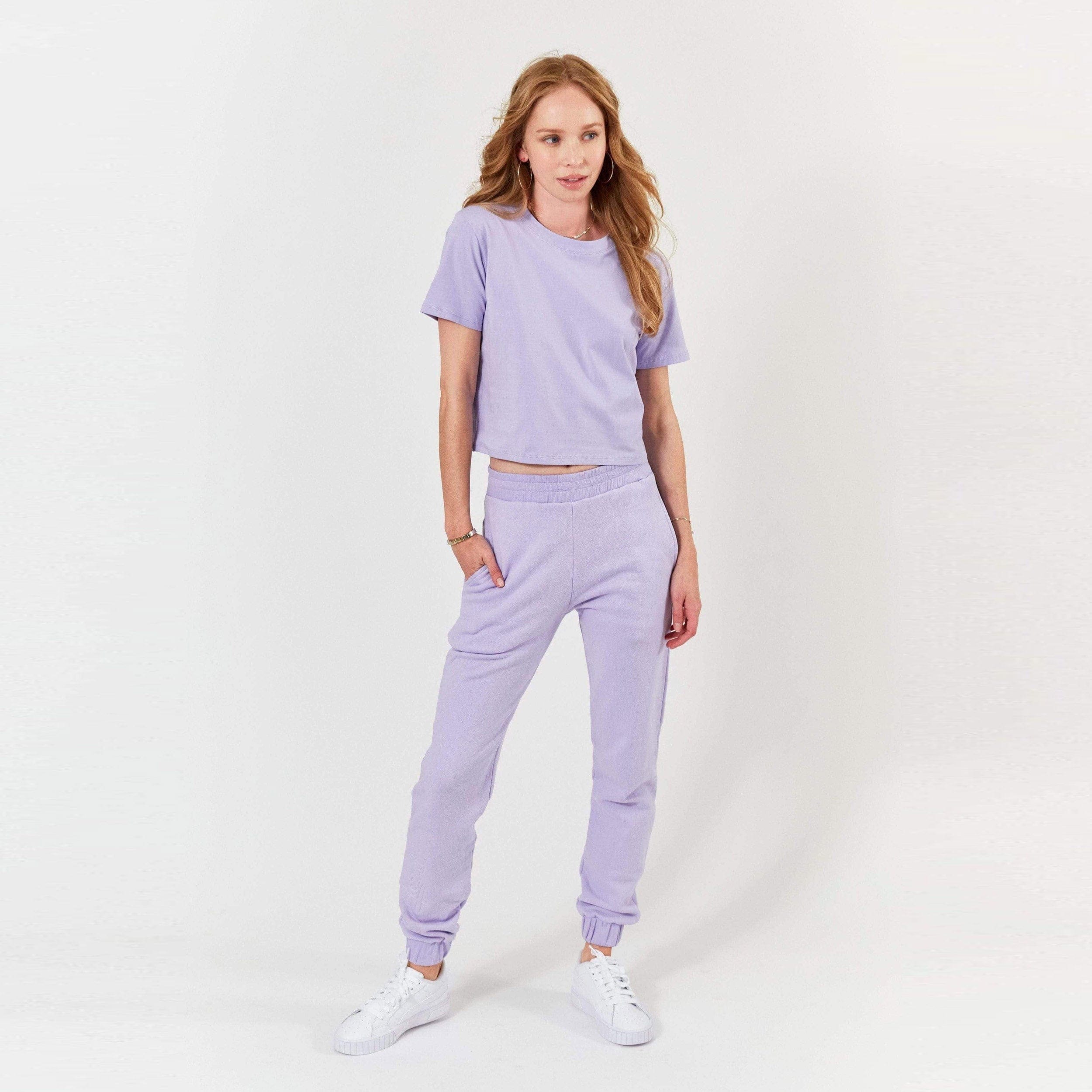 Lezat T-Shirt MELODY SHORT SLEEVE TEE - LAVENDER