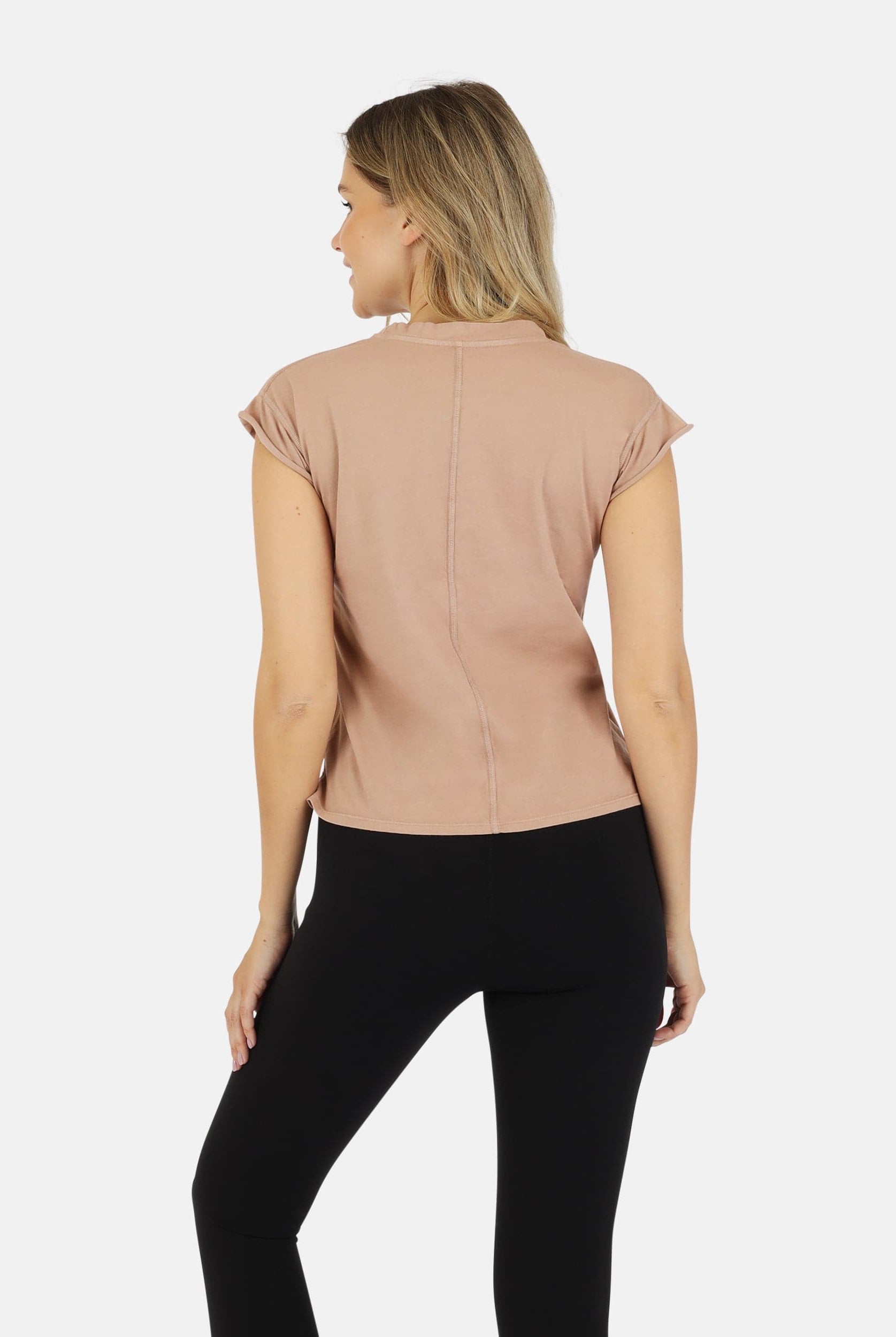 Lezat T-Shirt Tessa Organic Cotton Tee - Camel