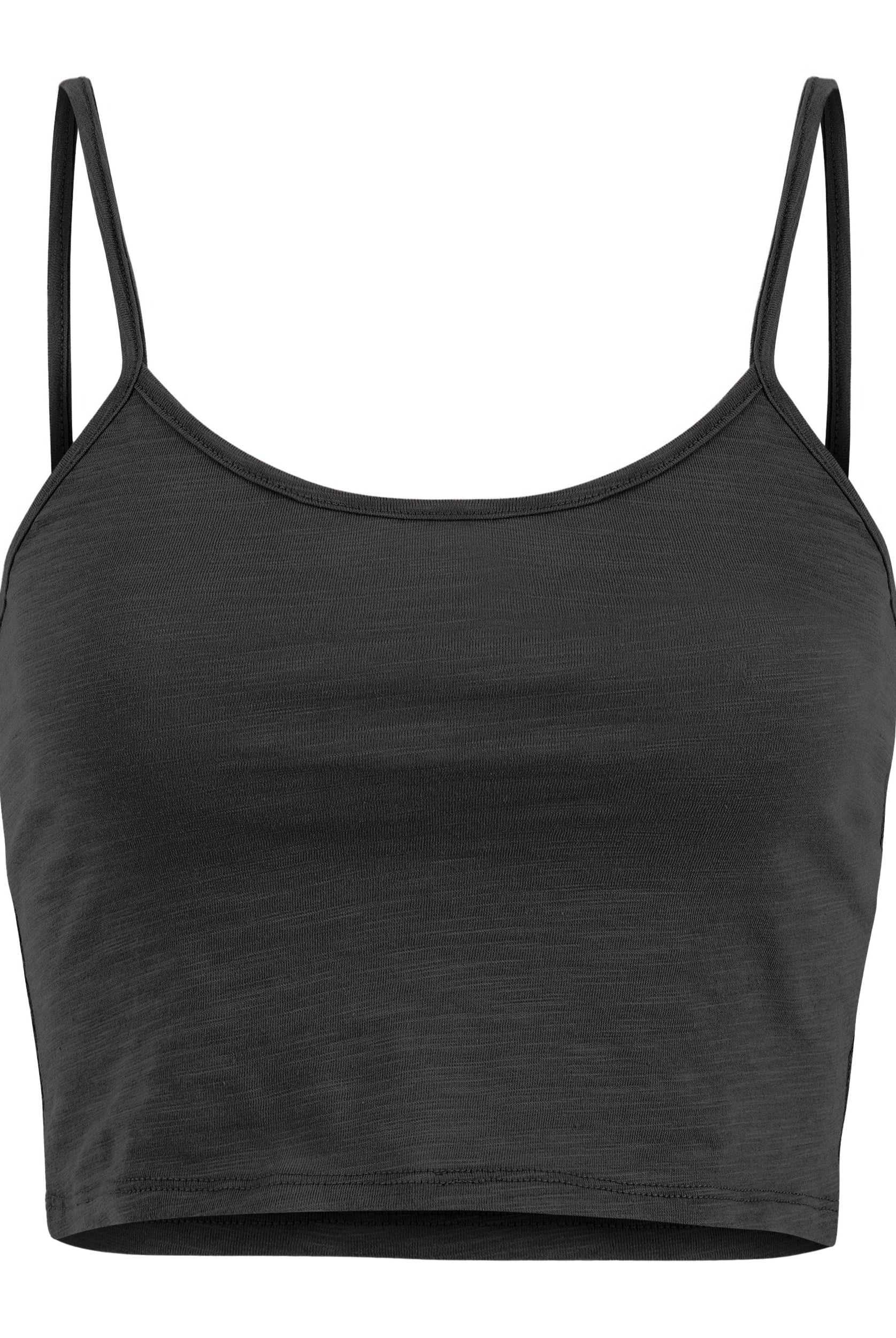 Lezat Tank Tegan Cotton Cami Tank - Black