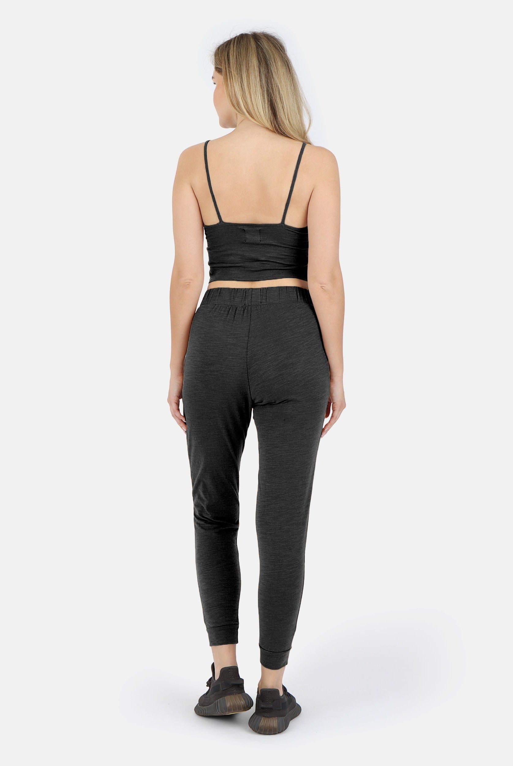 Lezat Tank Tegan Cotton Cami Tank - Black