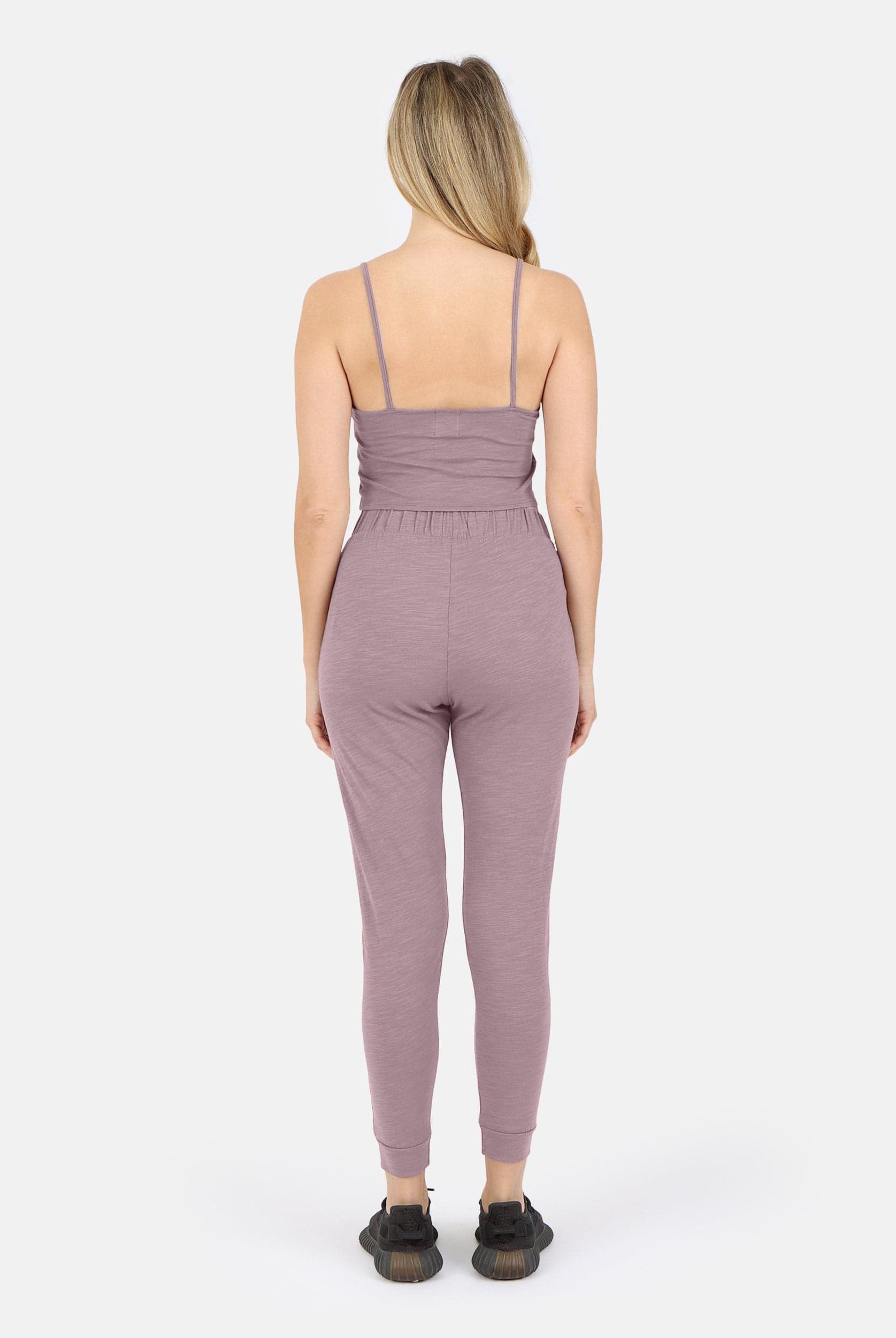 Lezat Tank Tegan Cotton Cami Tank - Dusty Orchid