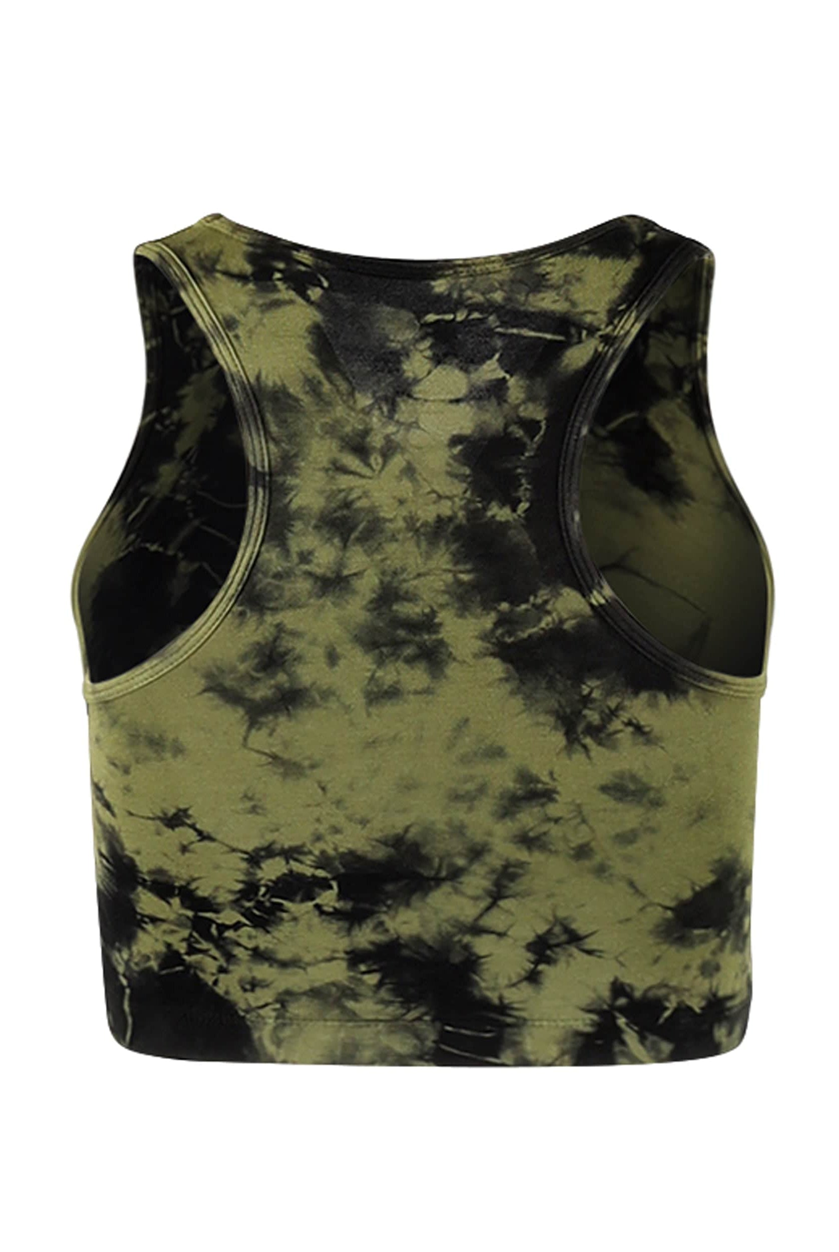 Lezat Top Dani Organic Cotton Bra Top - Army Tie Dye
