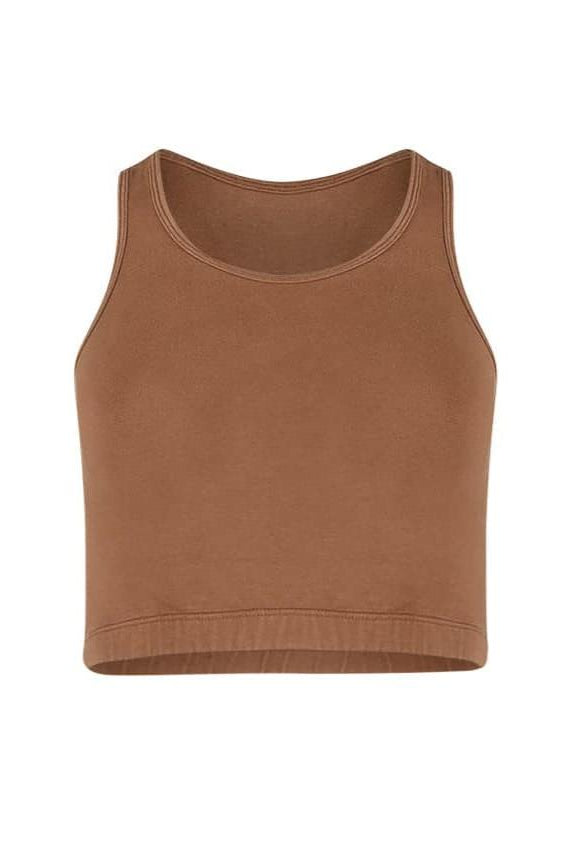 Lezat Top Dani Organic Cotton Bra Top - Root Beer