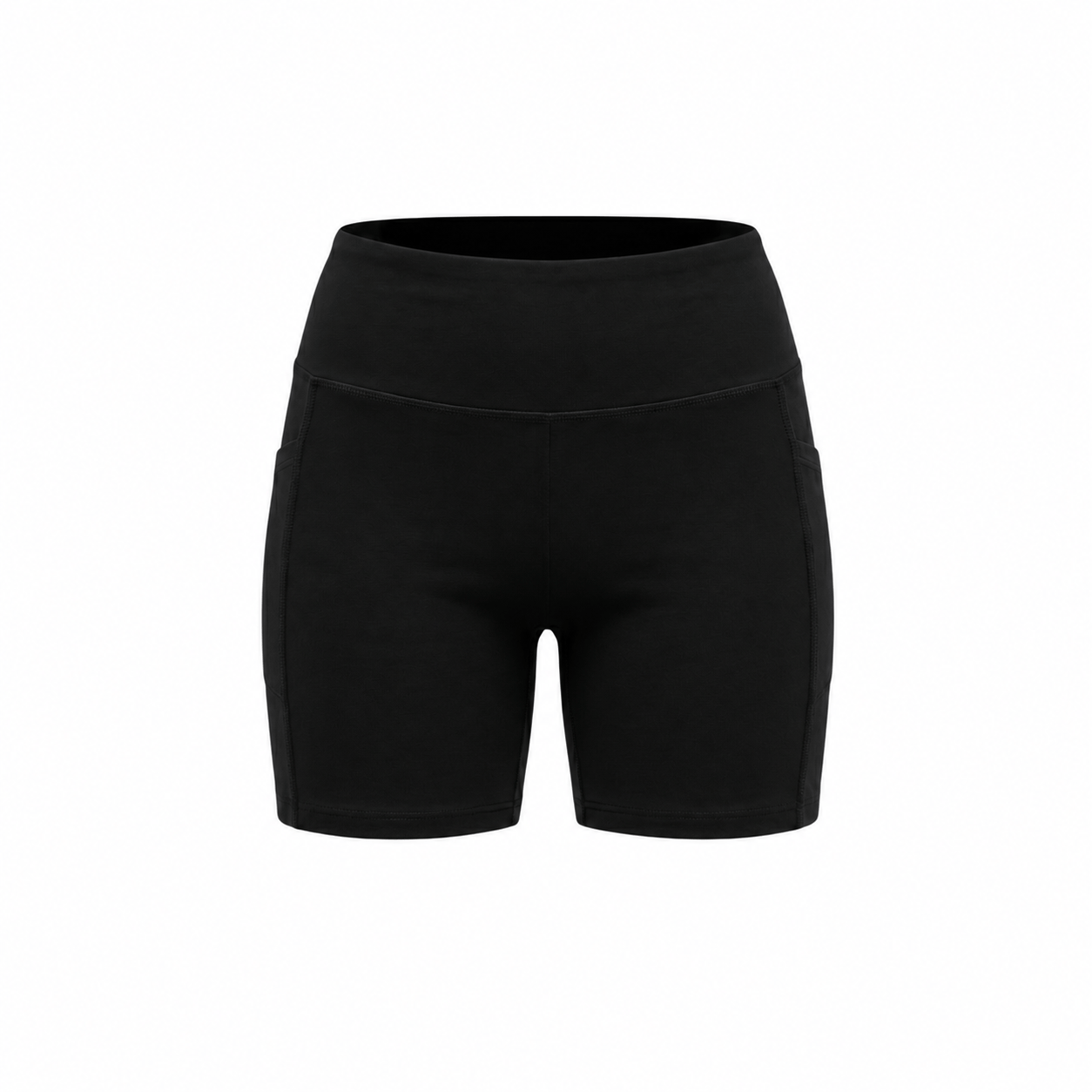 Lezat Bike Short Black / XS Blake Organic Cotton High Waisted Pocketed Bike Short