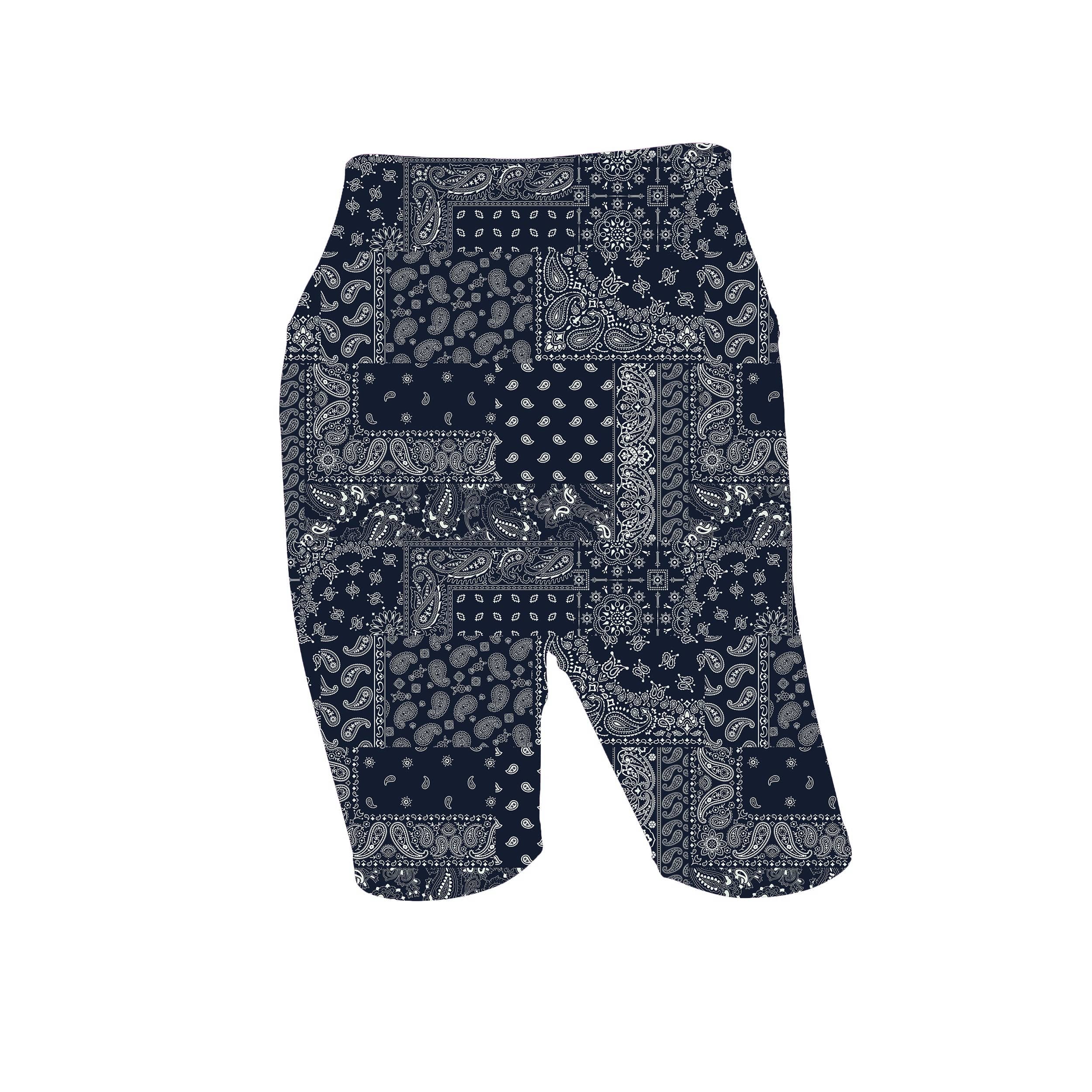 Lezat Bike Short Blue Paisley / XS Ada Organic Cotton Bike Short