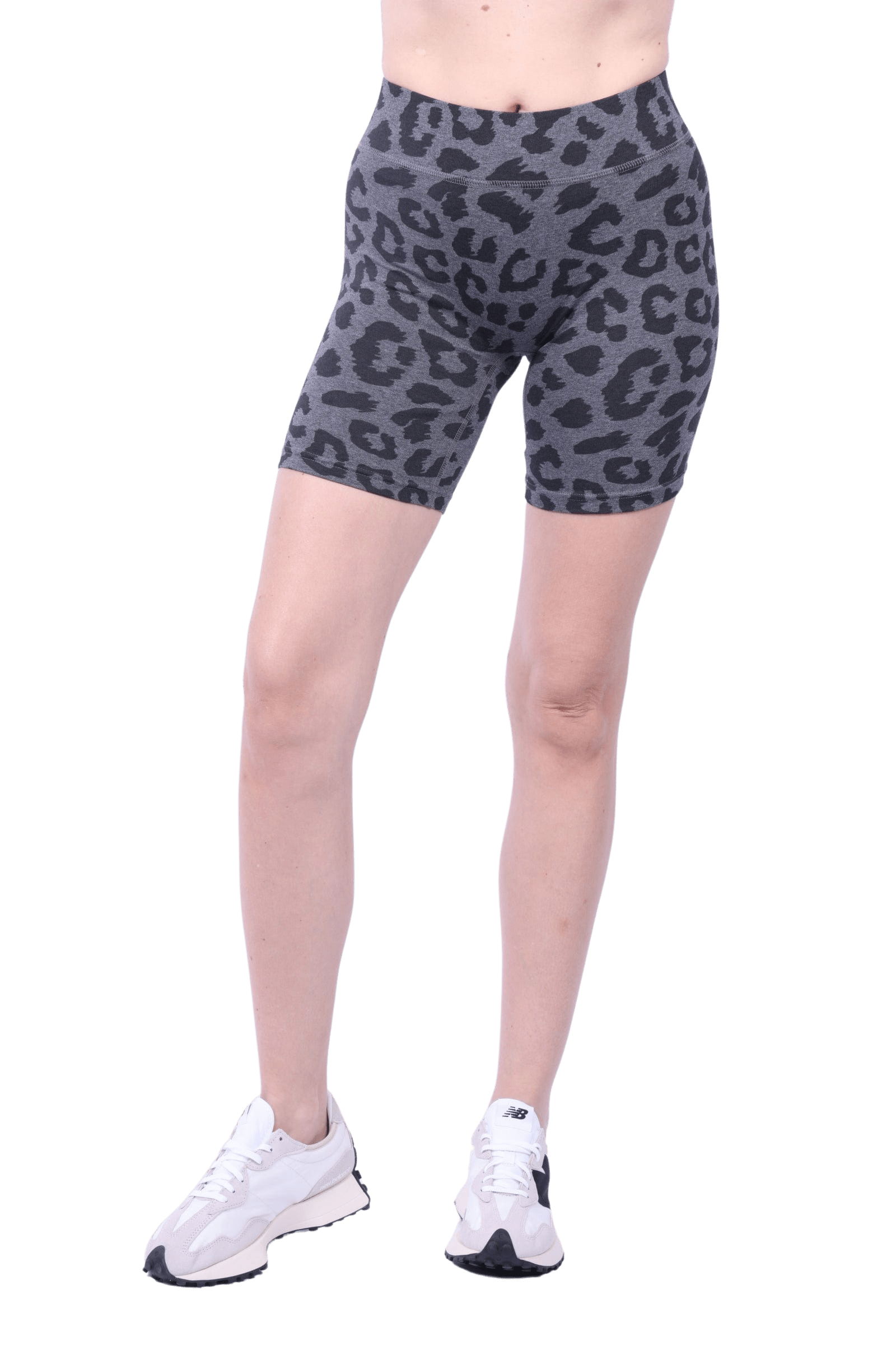 Lezat Bike Short Dark Heather Cheetah / XS Jolie Organic Cotton 7" Bike Short