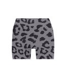 Lezat Bike Short Dark Heather Cheetah / XS Lyla Organic Cotton 4" Bike Short