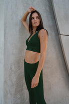 Lezat Bra Ada Organic Cotton Twist Around Sports Bra