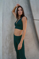 Lezat Bra Ada Organic Cotton Twist Around Sports Bra
