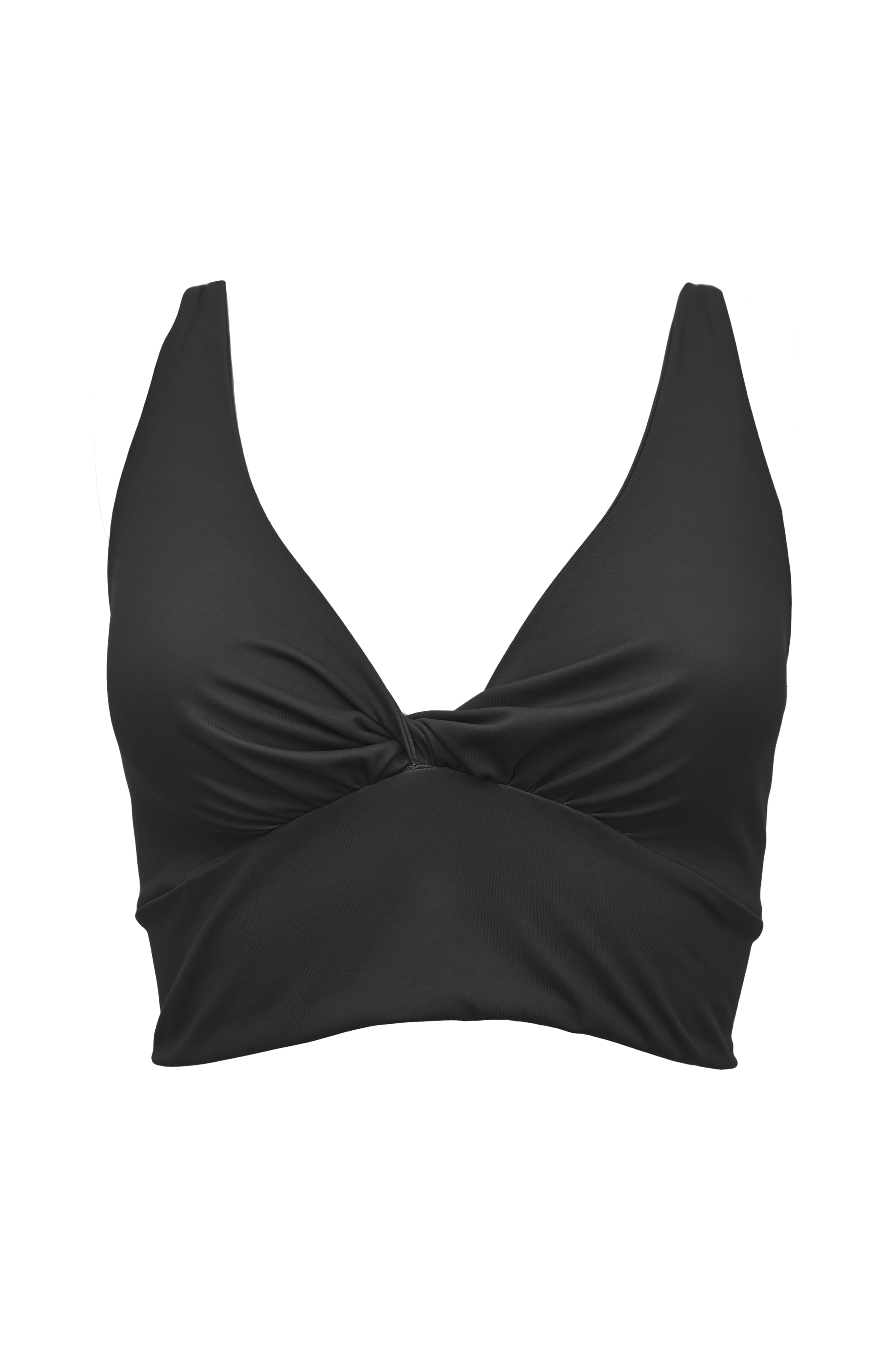 Lezat Bra Black / XS Ada Organic Cotton Twist Around Sports Bra