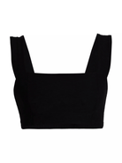 Lezat Bra Black / XS Square Neck Organic Cotton Sports Bra