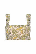 Lezat Bra Botanical / XS Square Neck Organic Cotton Sports Bra