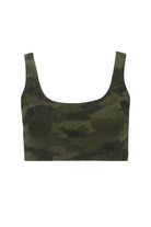 Lezat Bra Camo Brush / XS Klara Organic Cotton Twist Back Sport Bra
